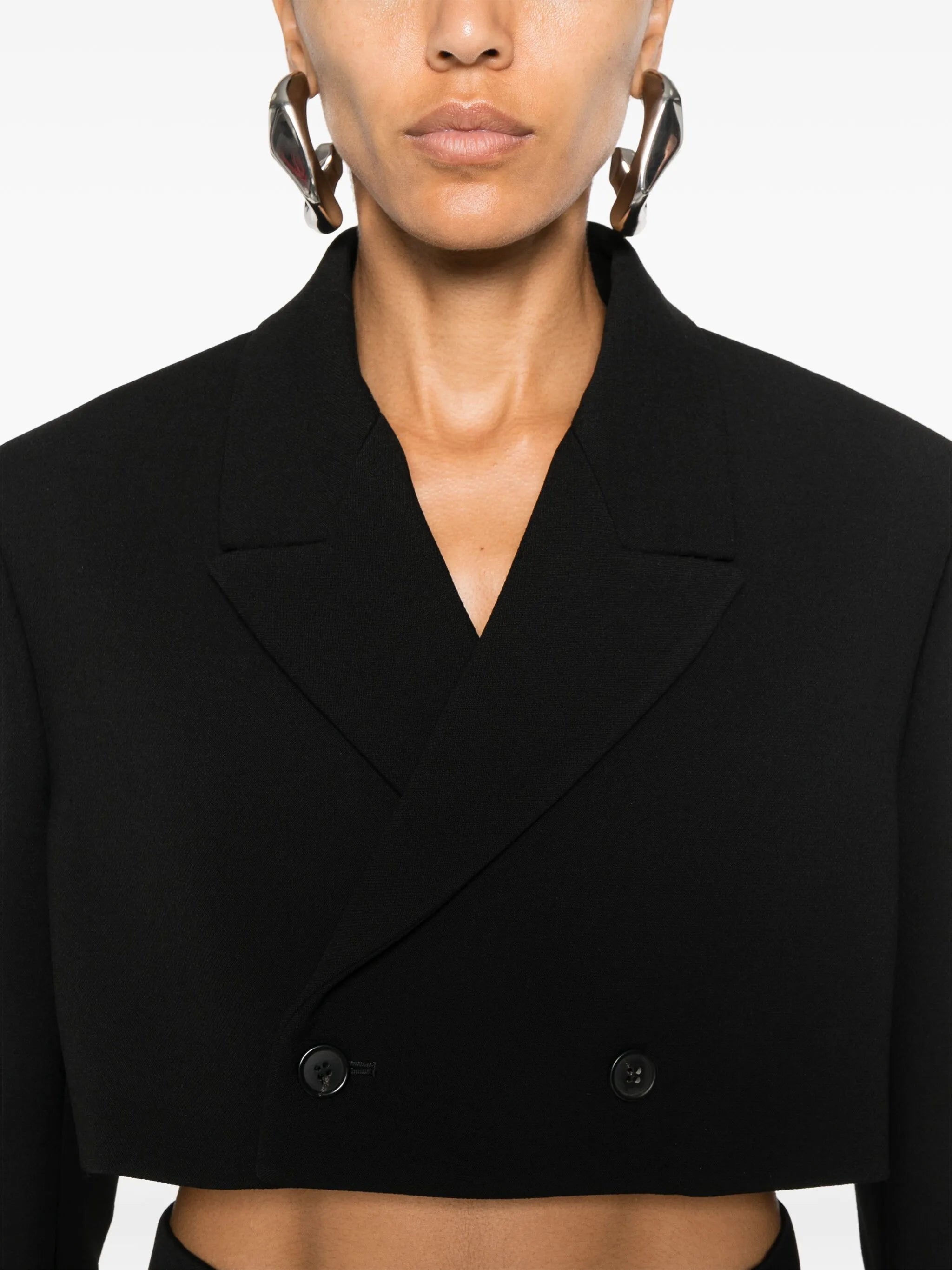 cropped blazer