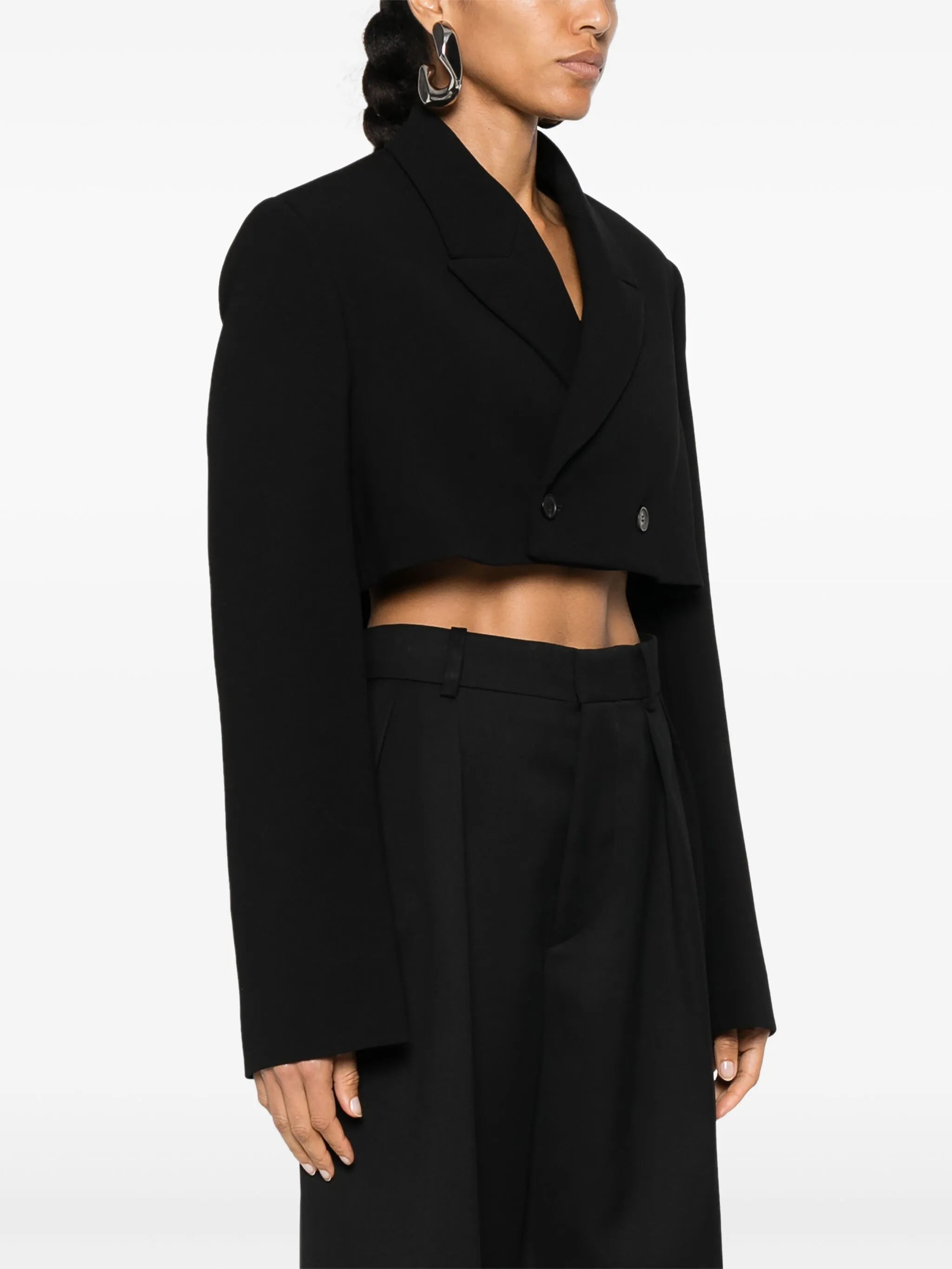 cropped blazer