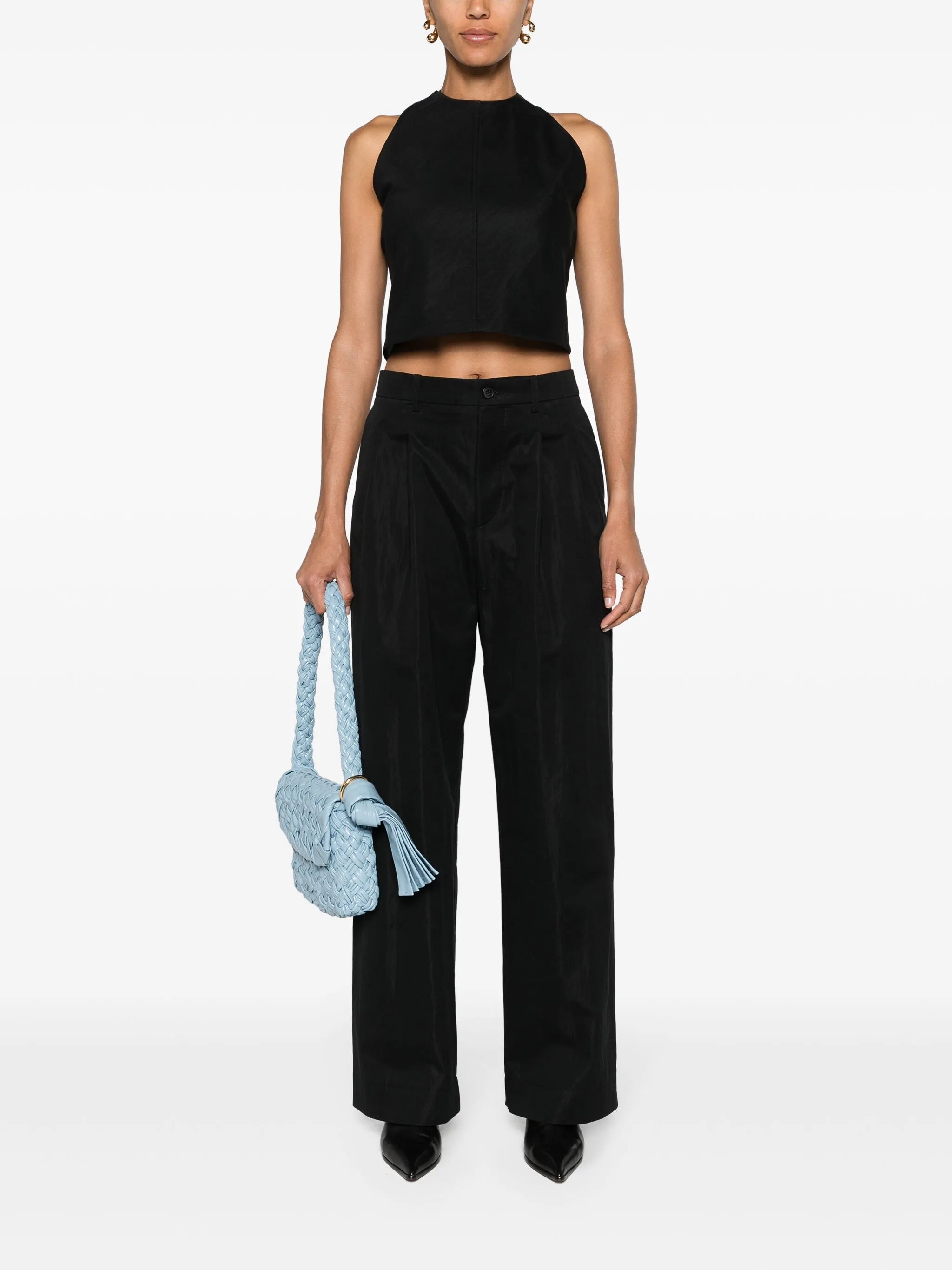 Drill halterneck top
