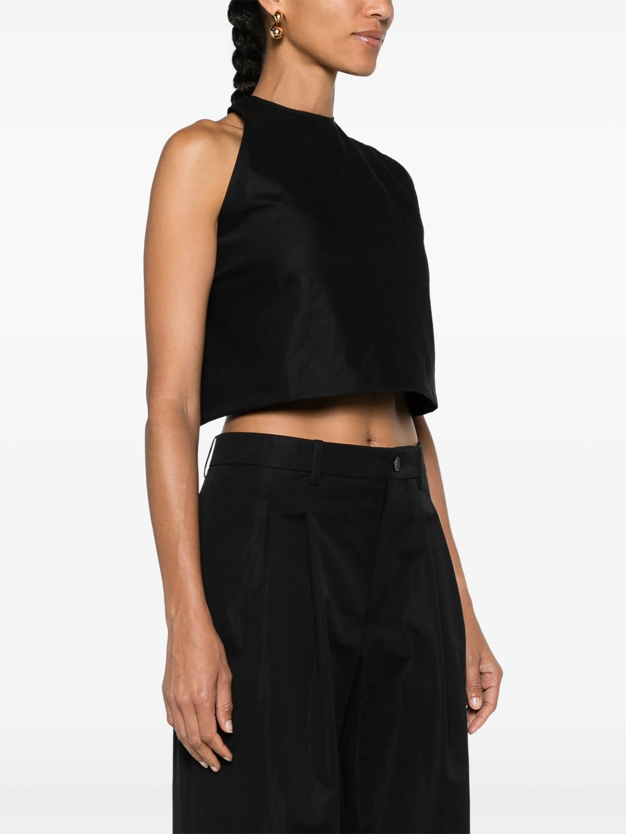 Drill halterneck top