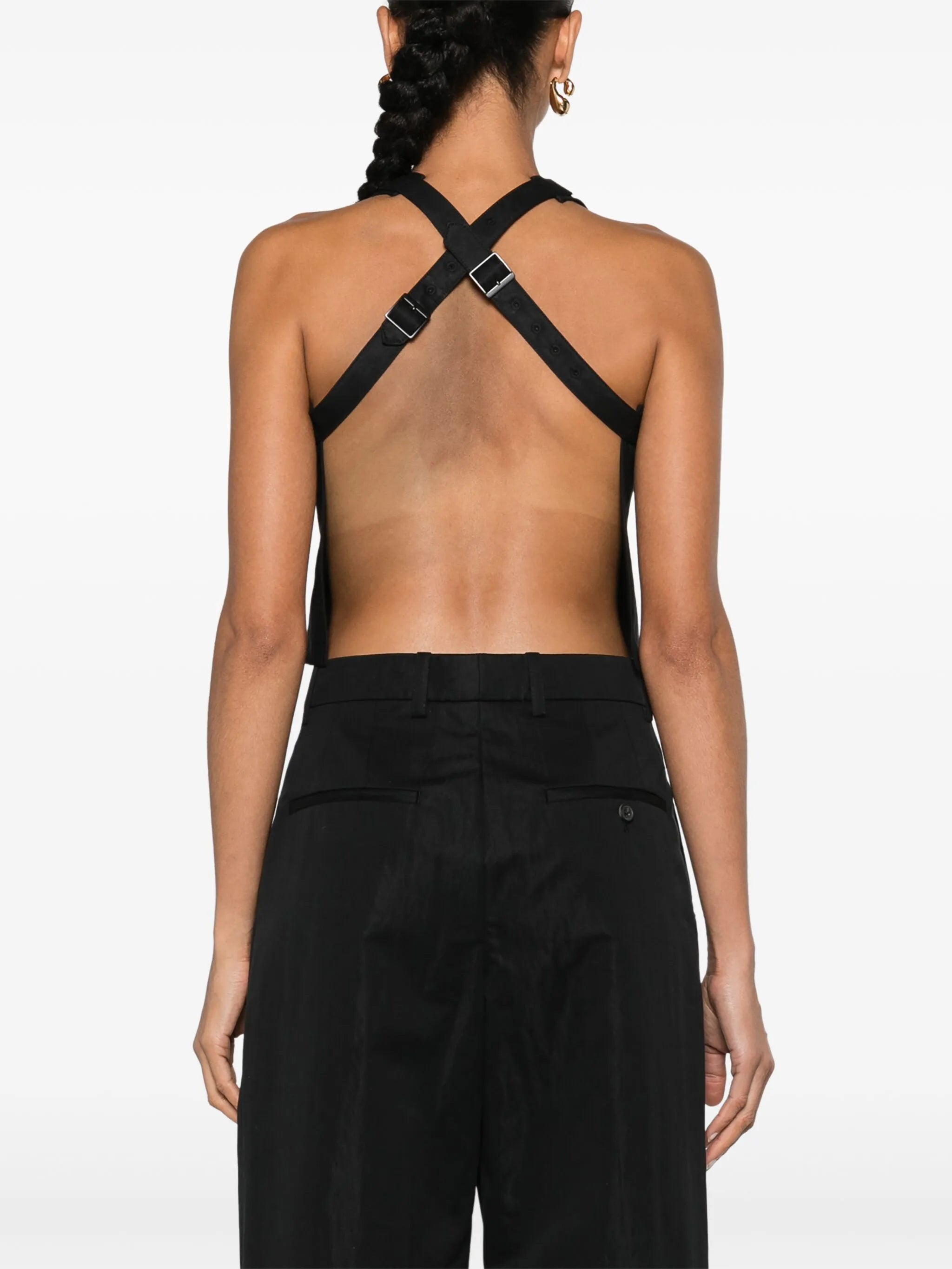 Drill halterneck top