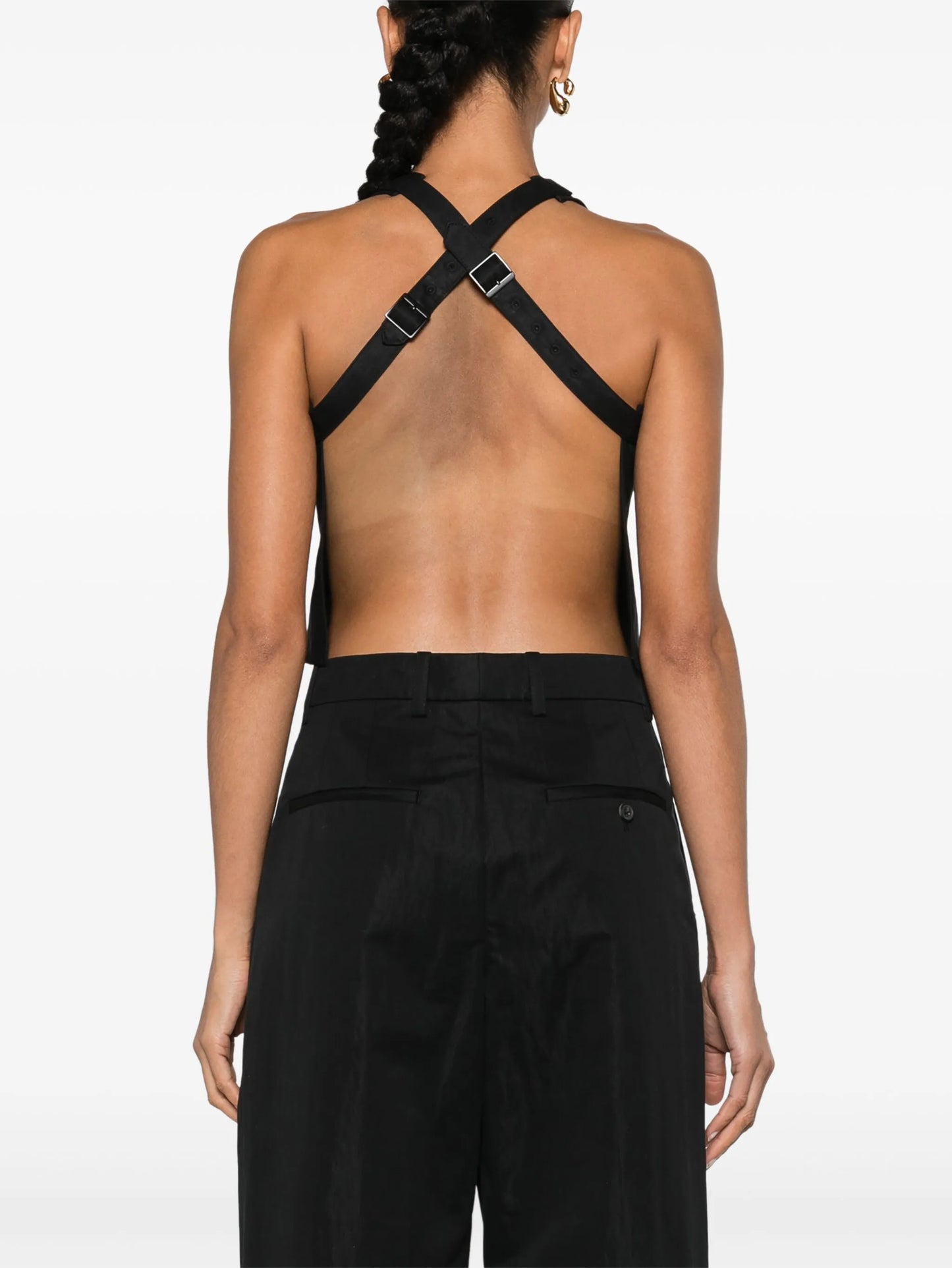 Drill halterneck top