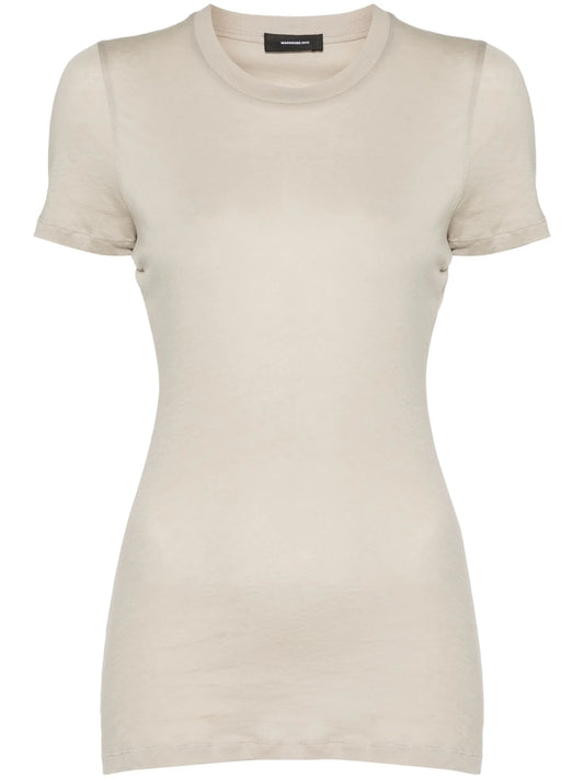 crew-neck cotton T-shirt