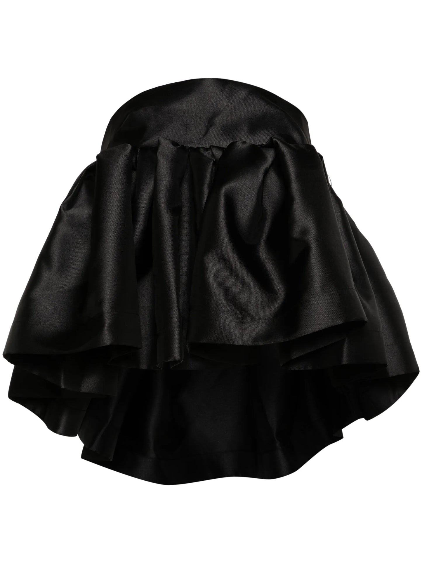 strapless peplum blouse