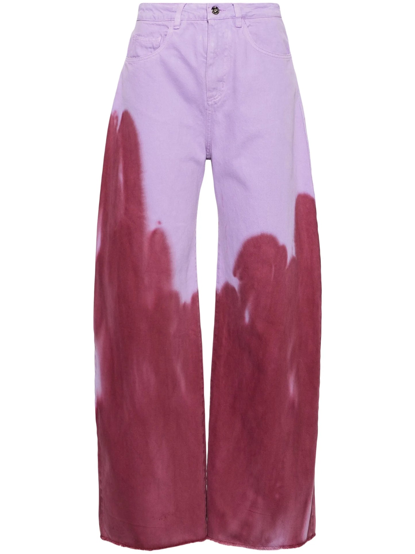 tie-dye high-rise boyfriend jeans