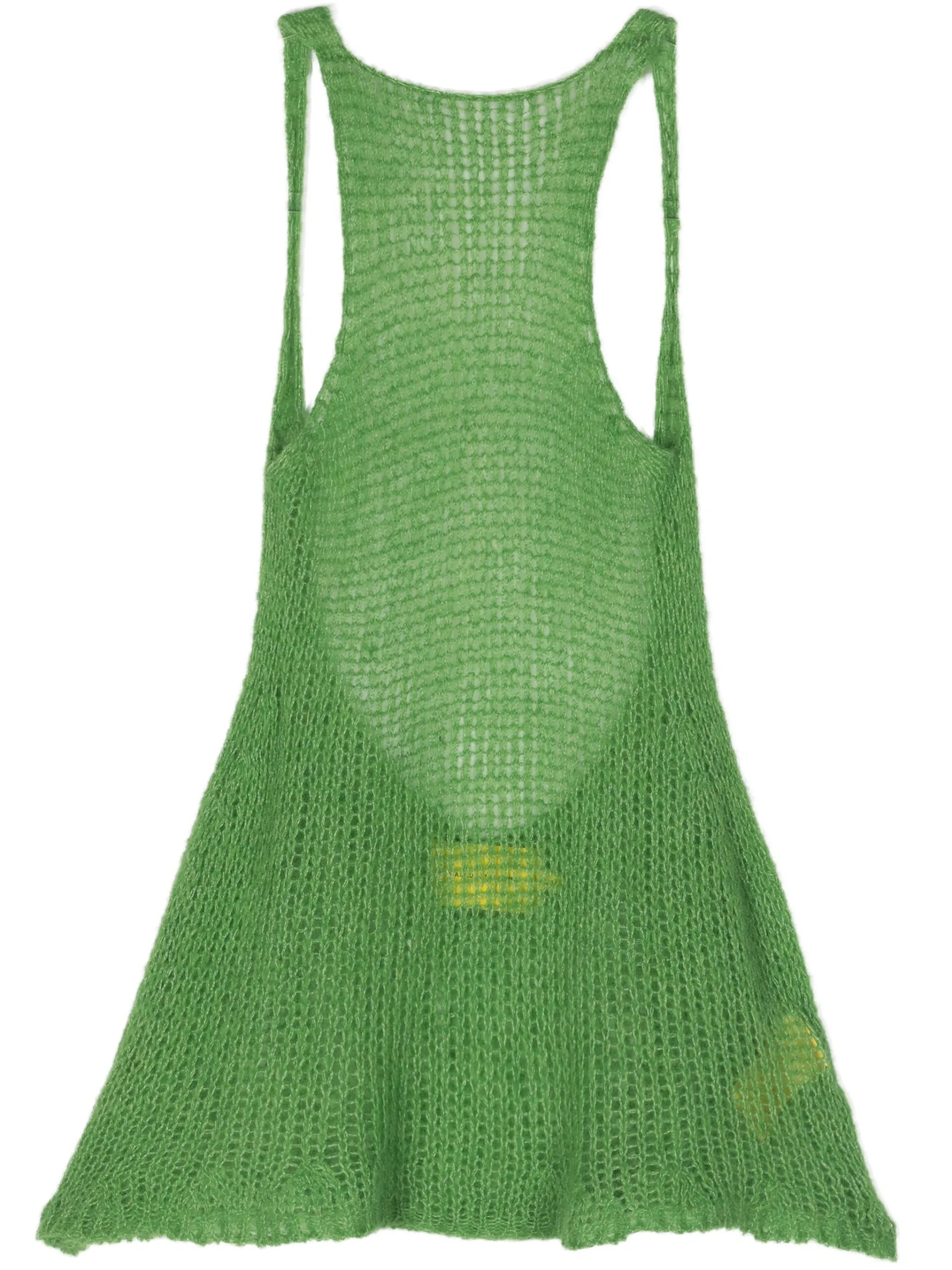 open-knit halterneck top
