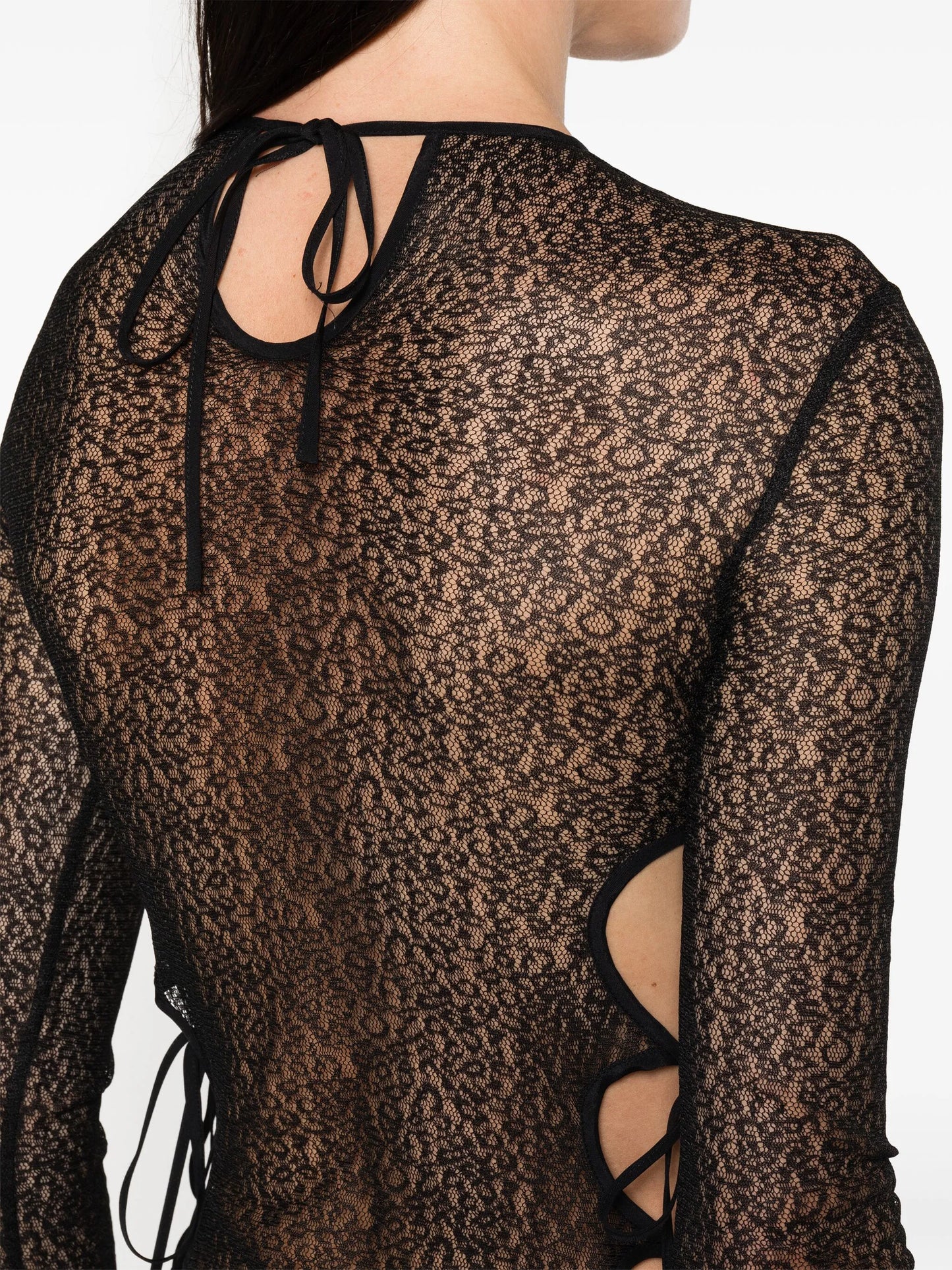 cut-out lace bodysuit