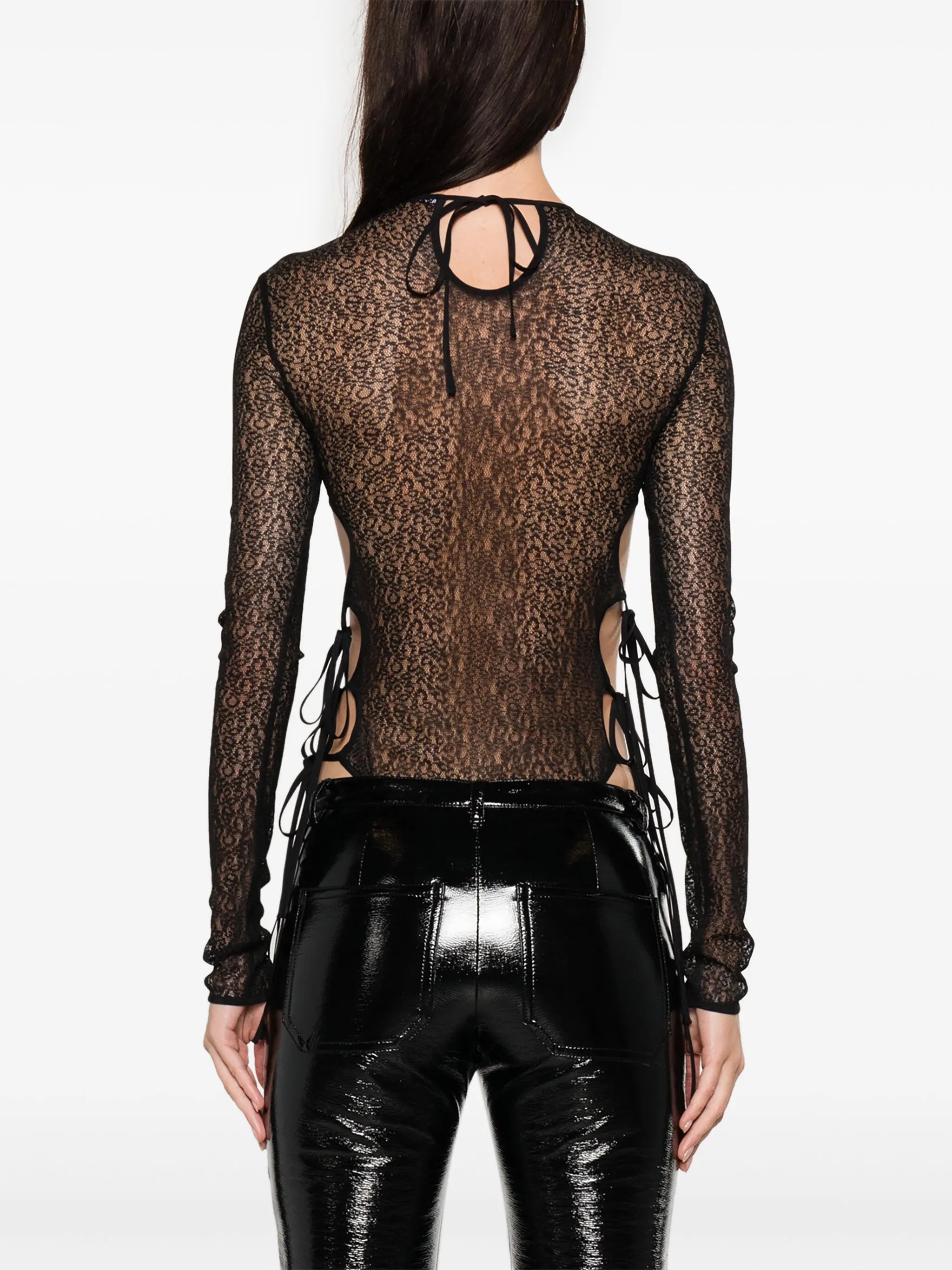 cut-out lace bodysuit