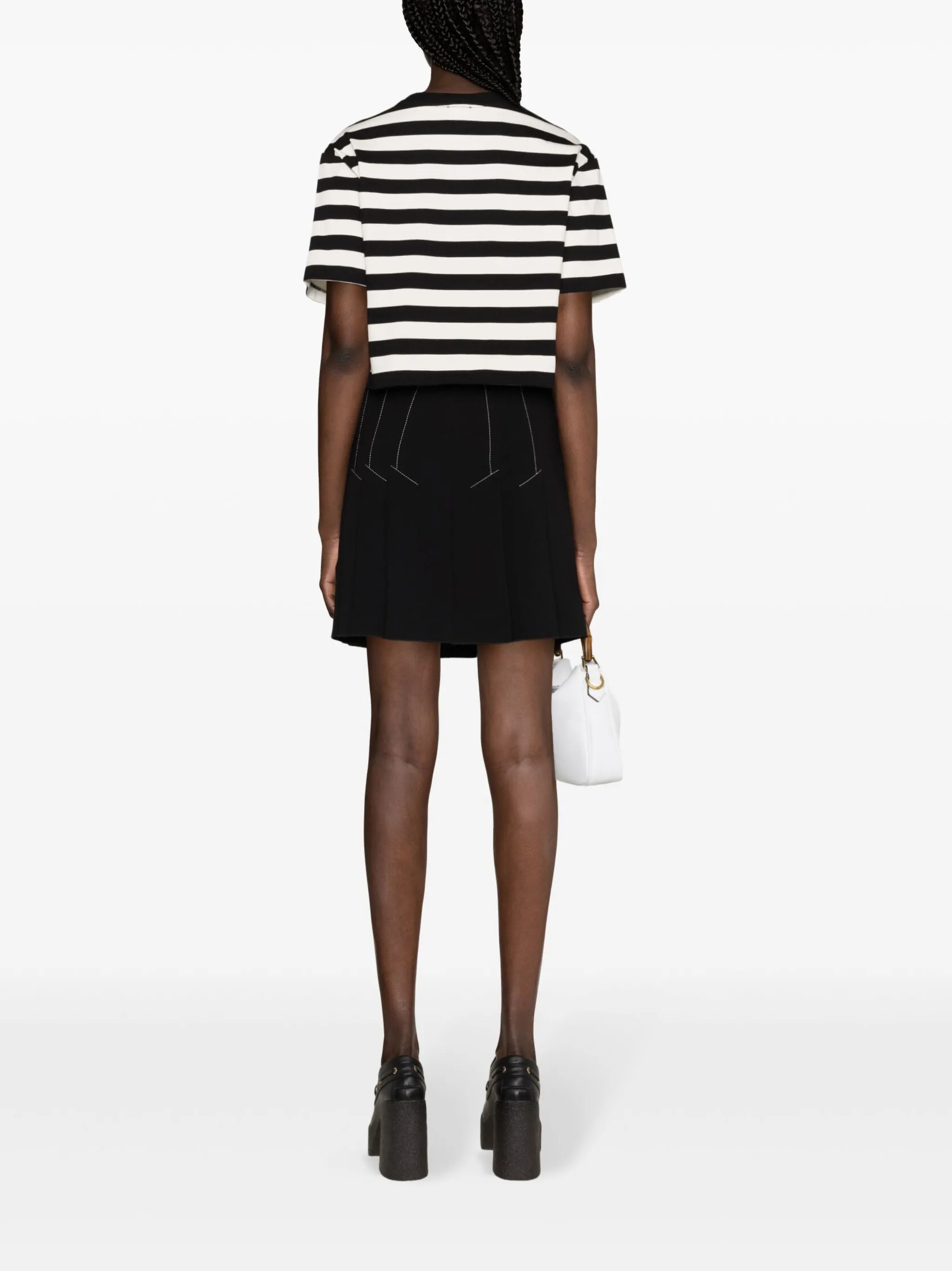 striped organic-cotton T-shirt