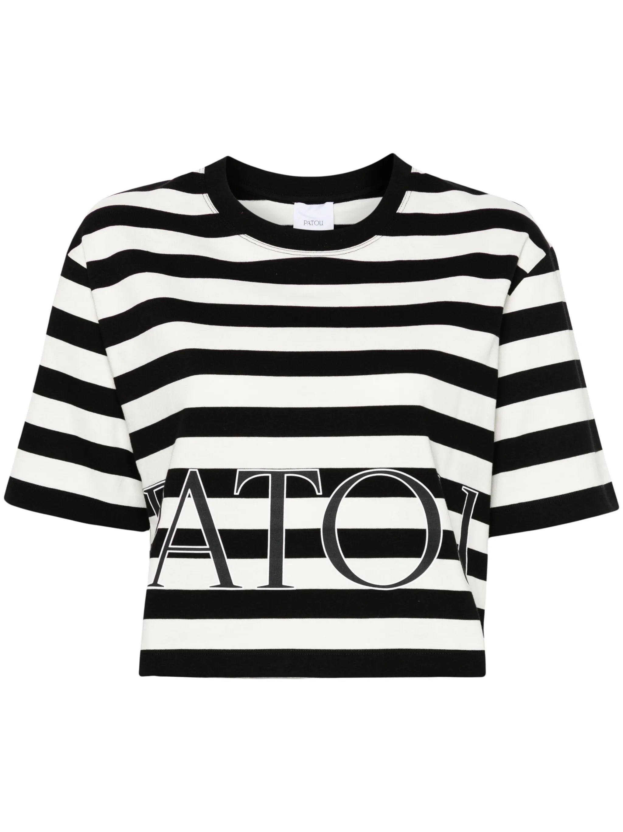 striped organic-cotton T-shirt