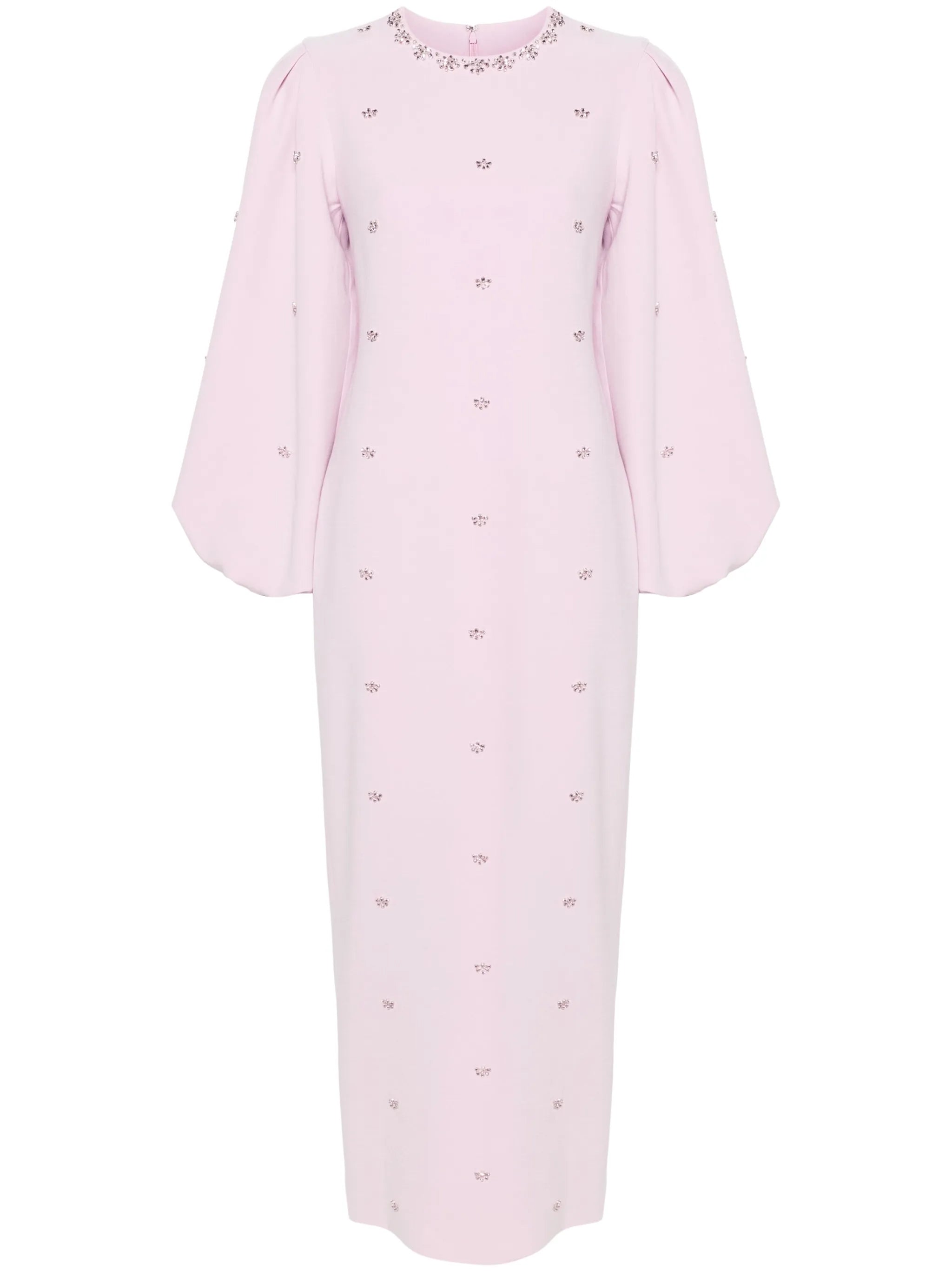 Joelle crystal-embellished midi dress