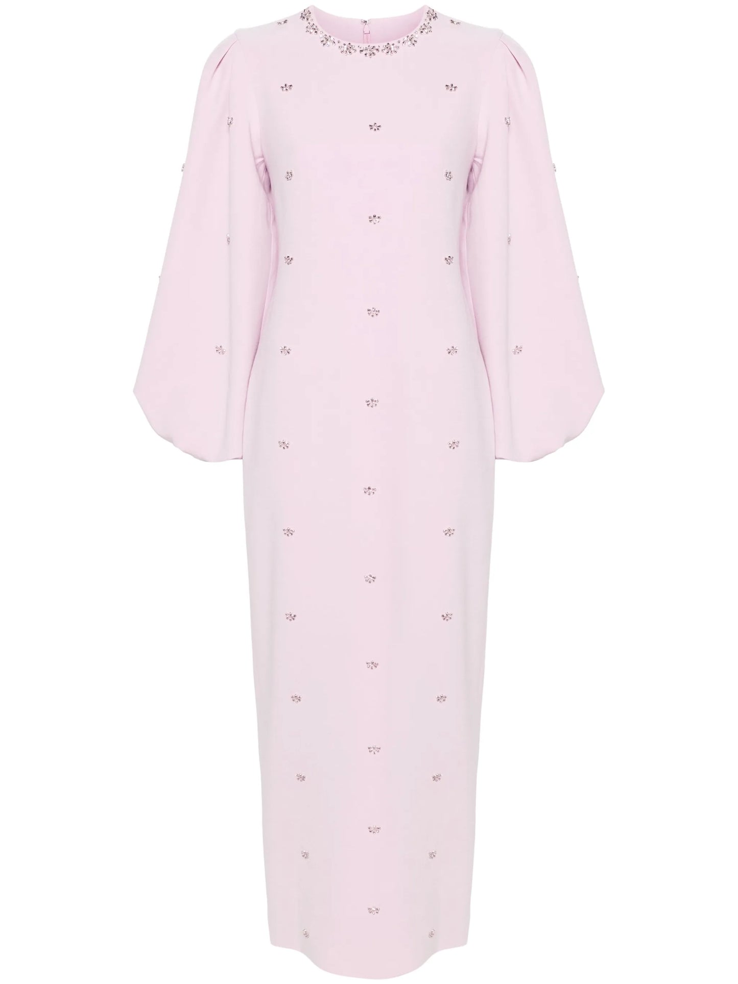 Joelle crystal-embellished midi dress