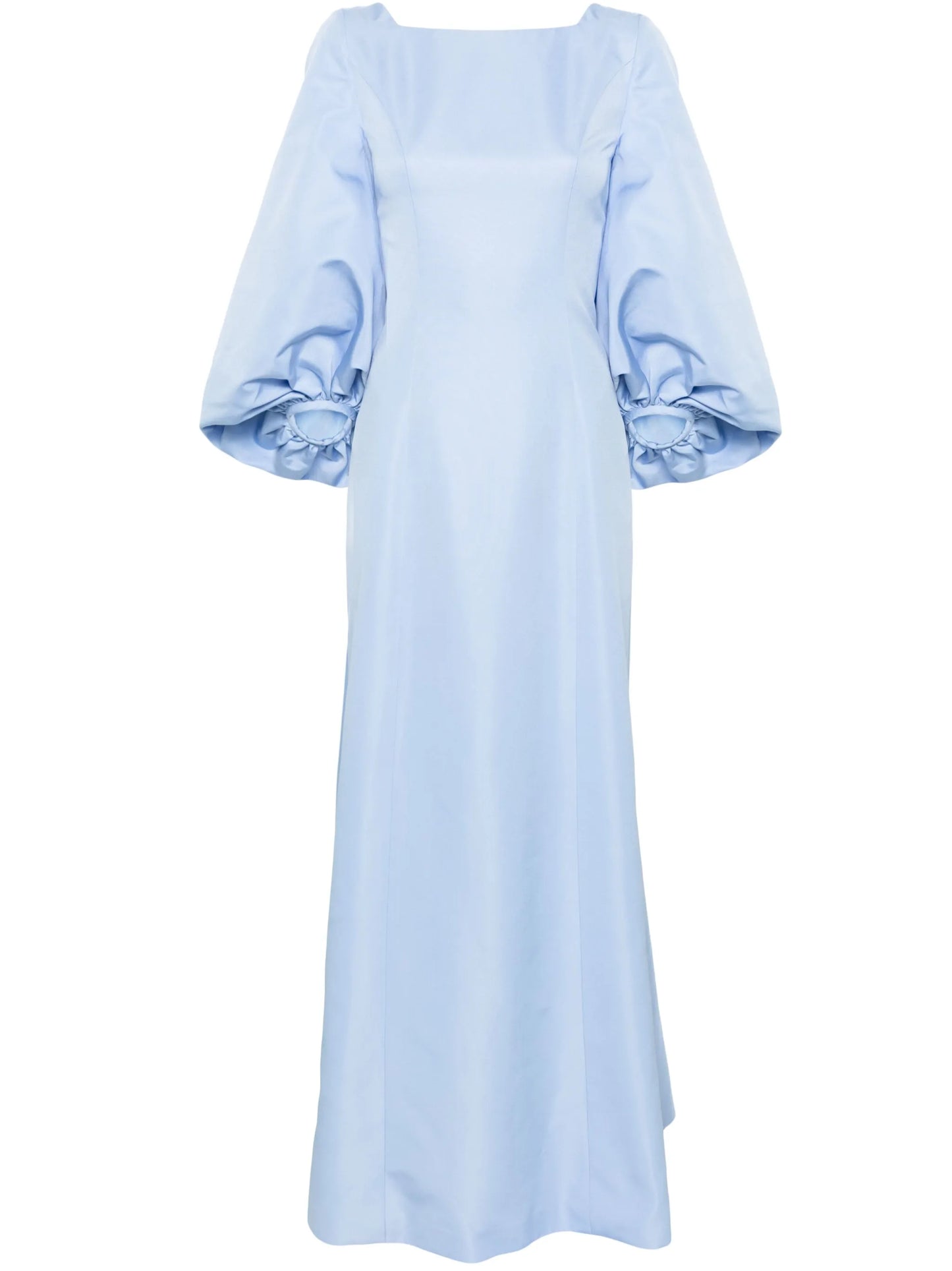 Salma puff-sleeves gown