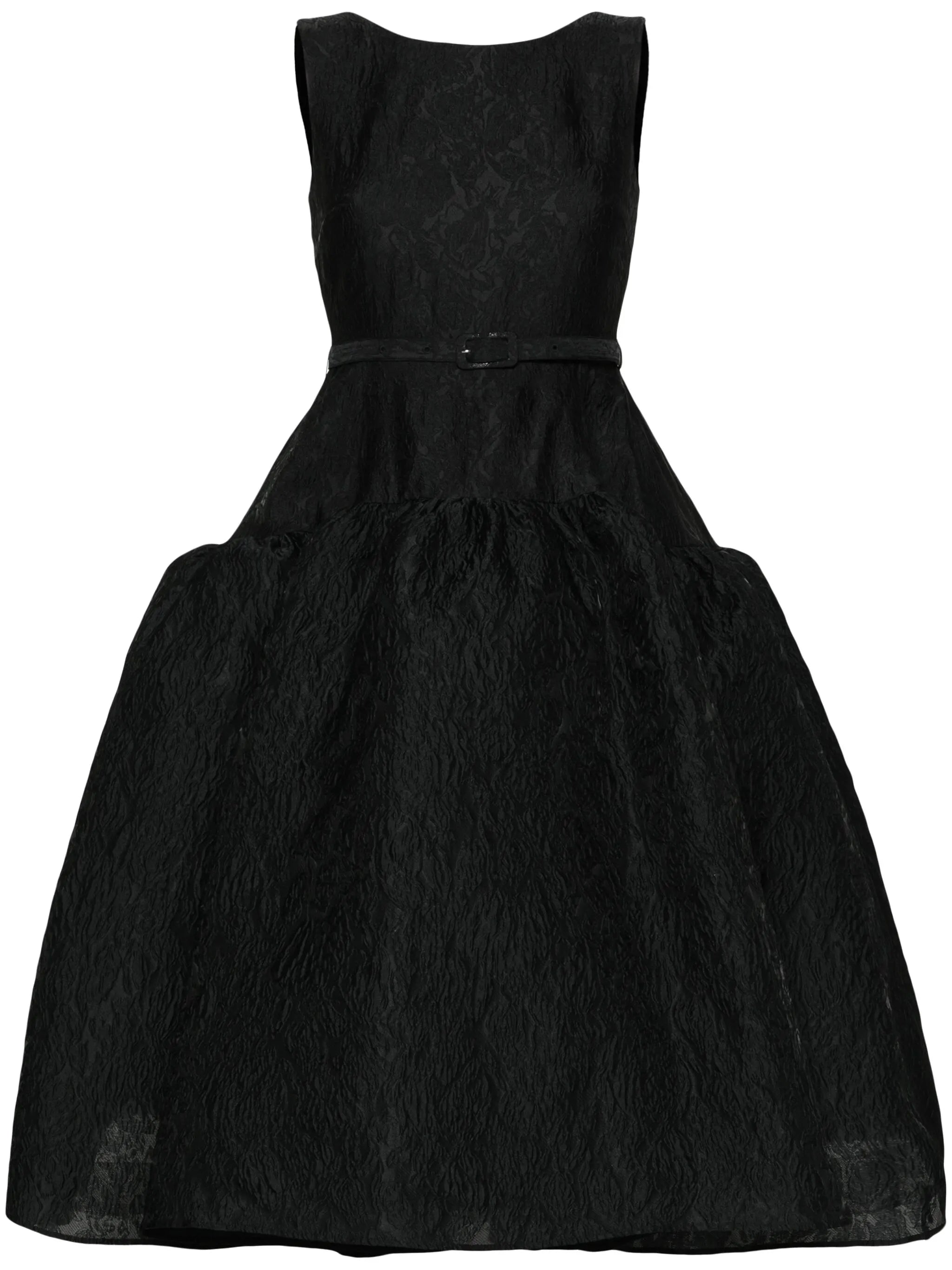 Audrey crinkled midi dress
