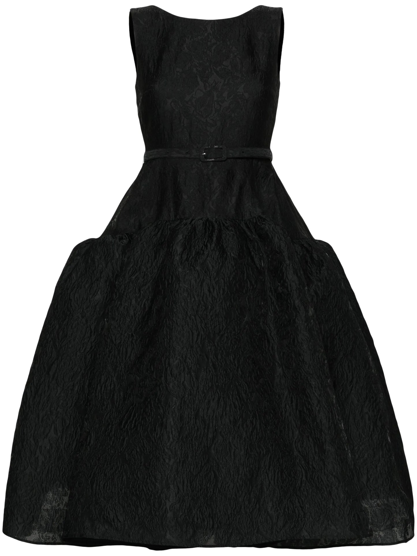 Audrey crinkled midi dress
