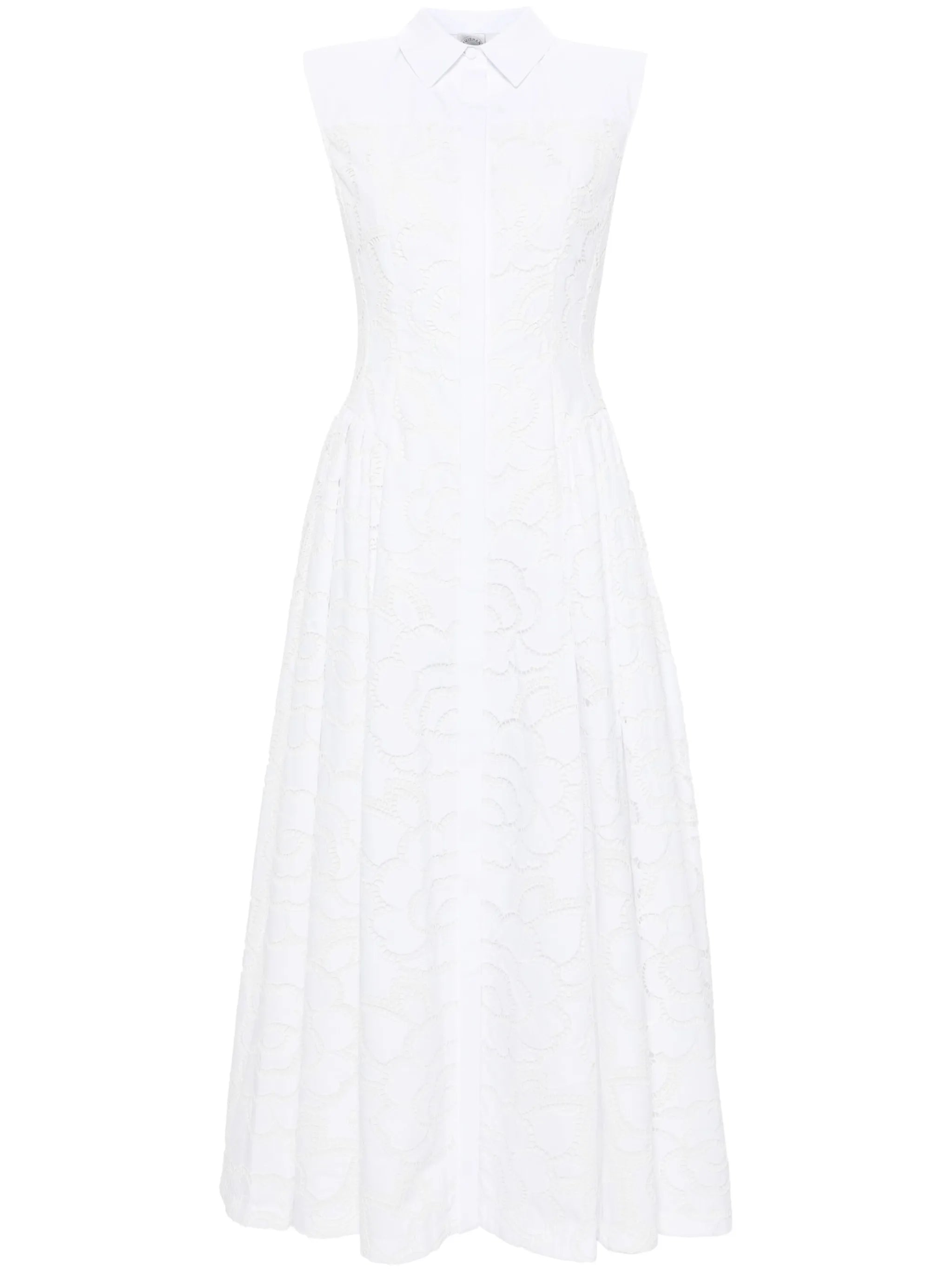 Alain broderie anglaise midi dress