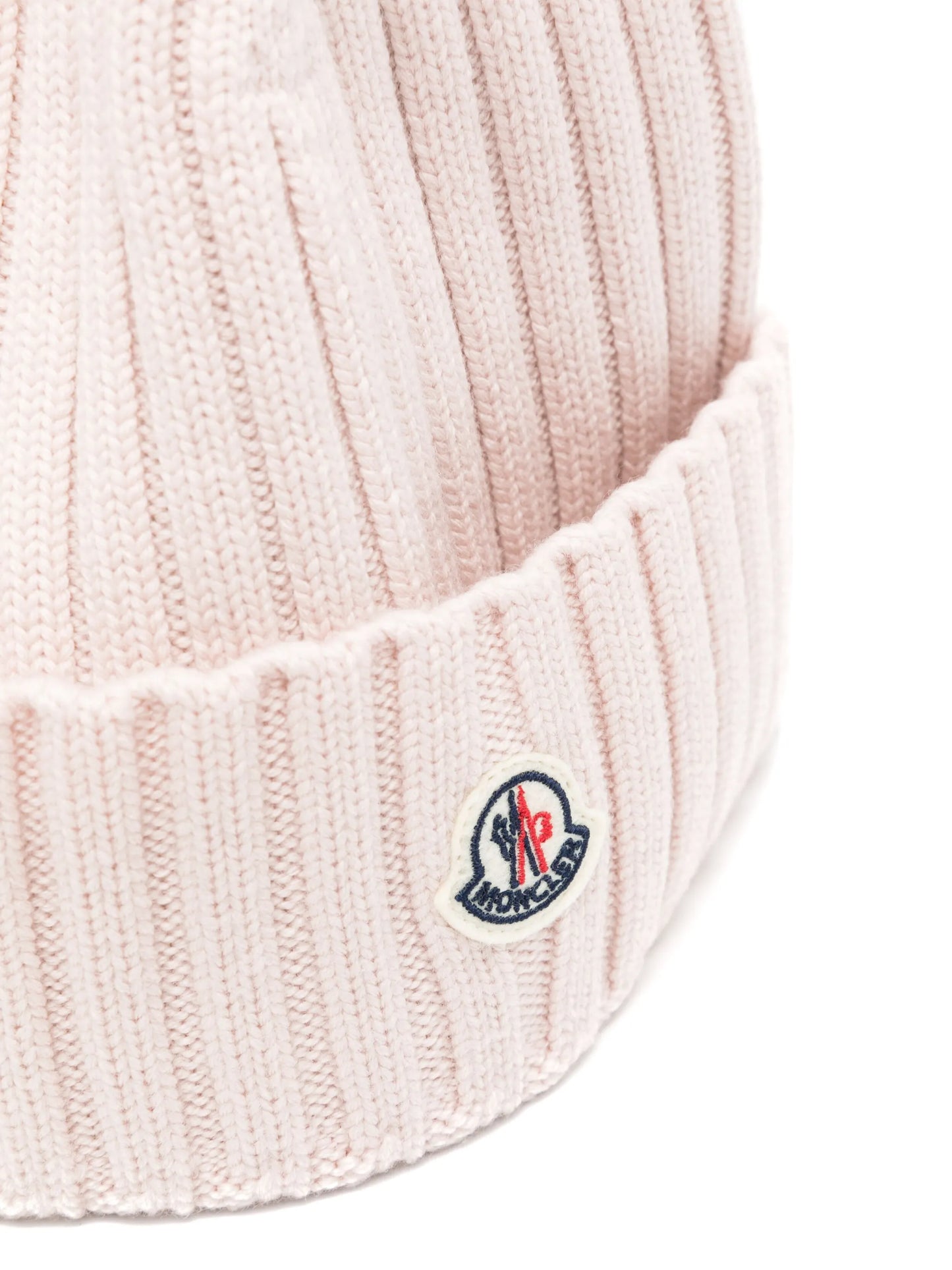 logo-patch ribbed-knit beanie