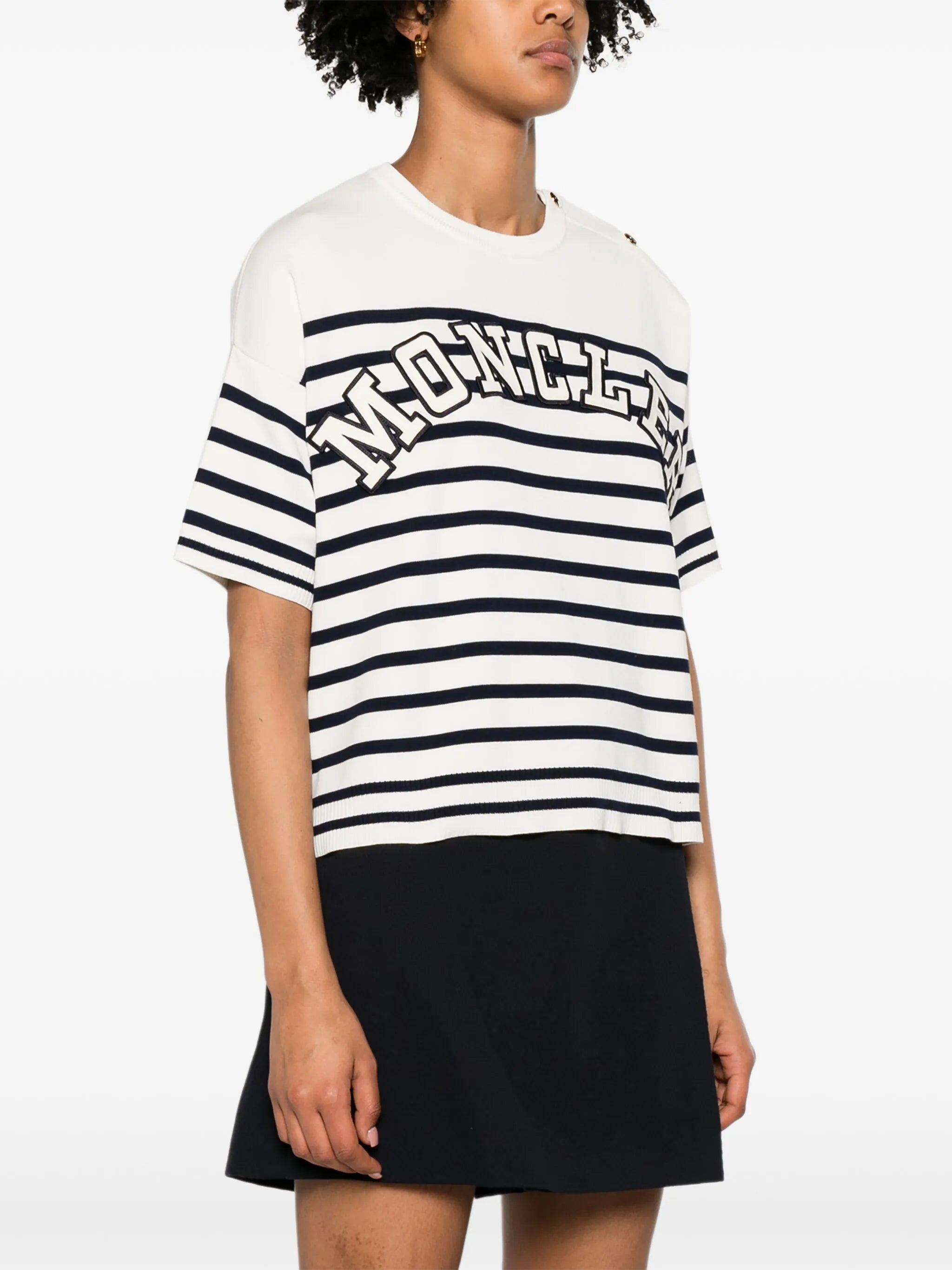 striped cotton cardigan