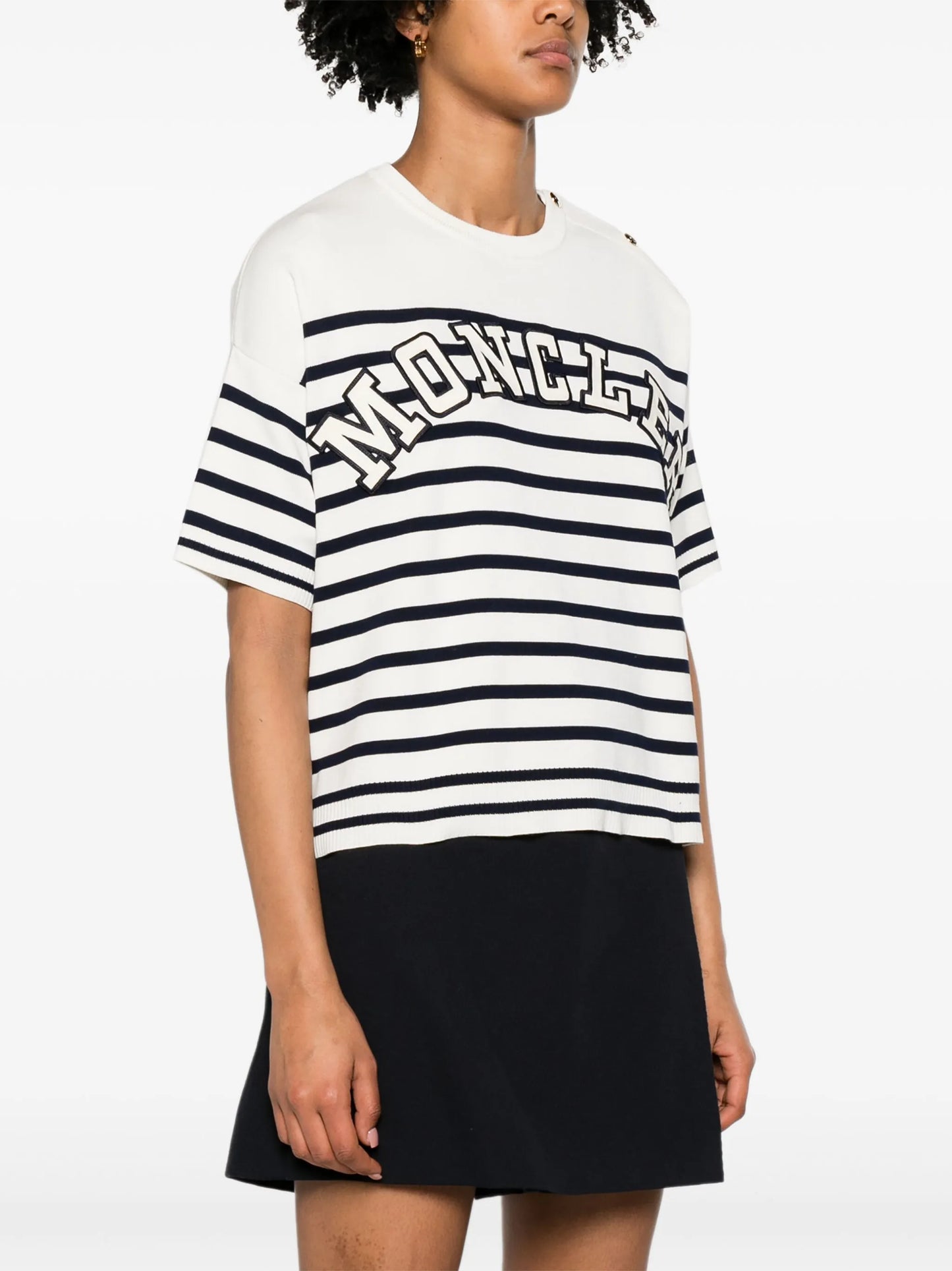 striped cotton cardigan