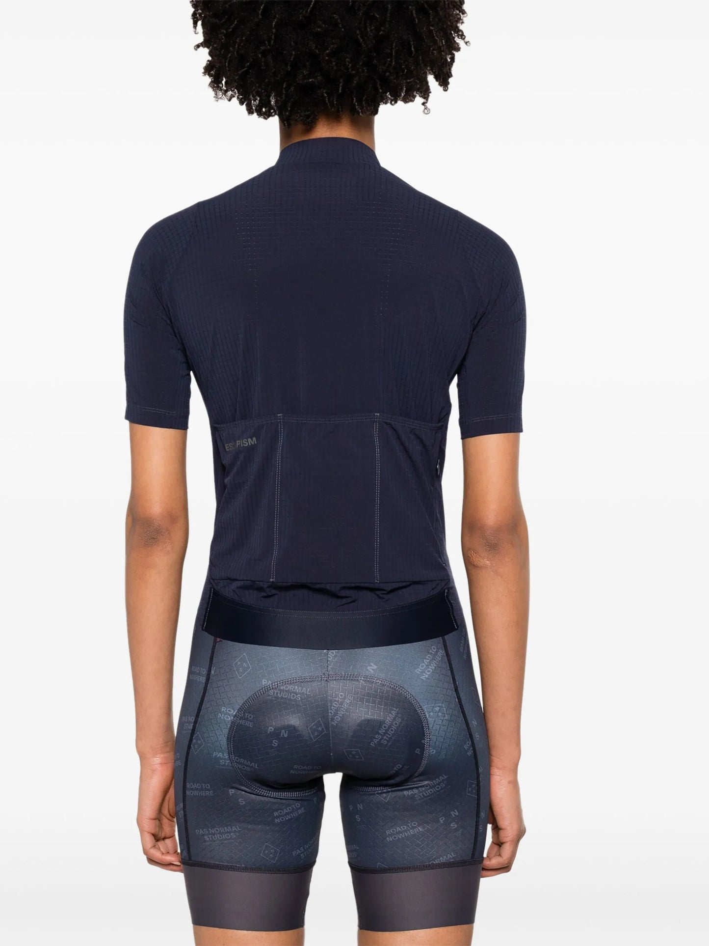 logo-print lightweight cycling vest