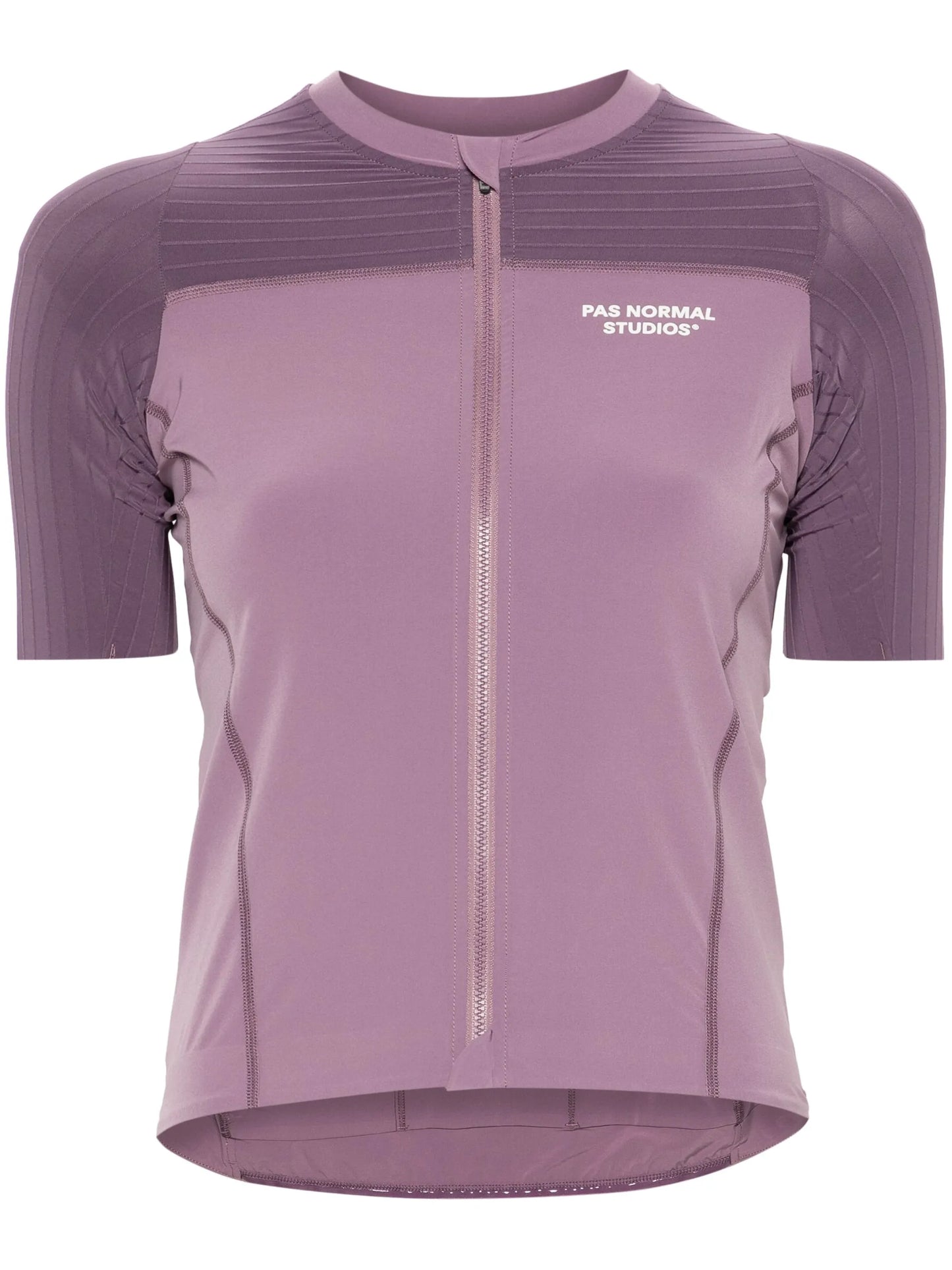 logo-print lightweight cycling vest