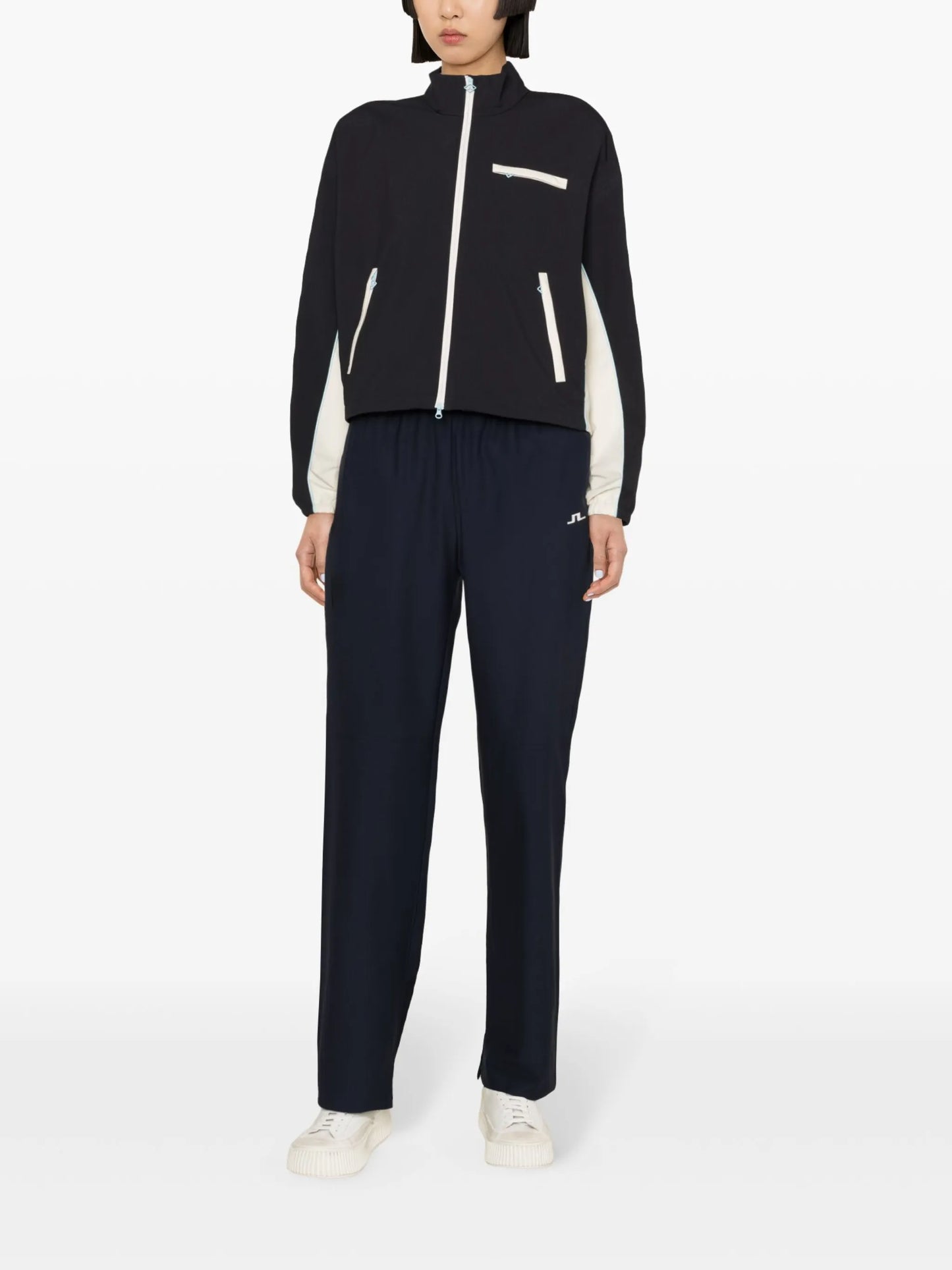 Tone cropped track jacket