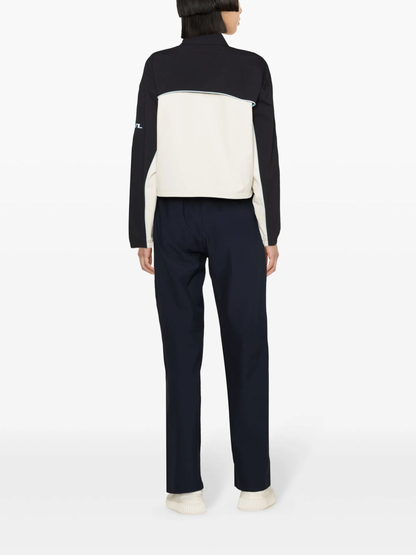 Tone cropped track jacket