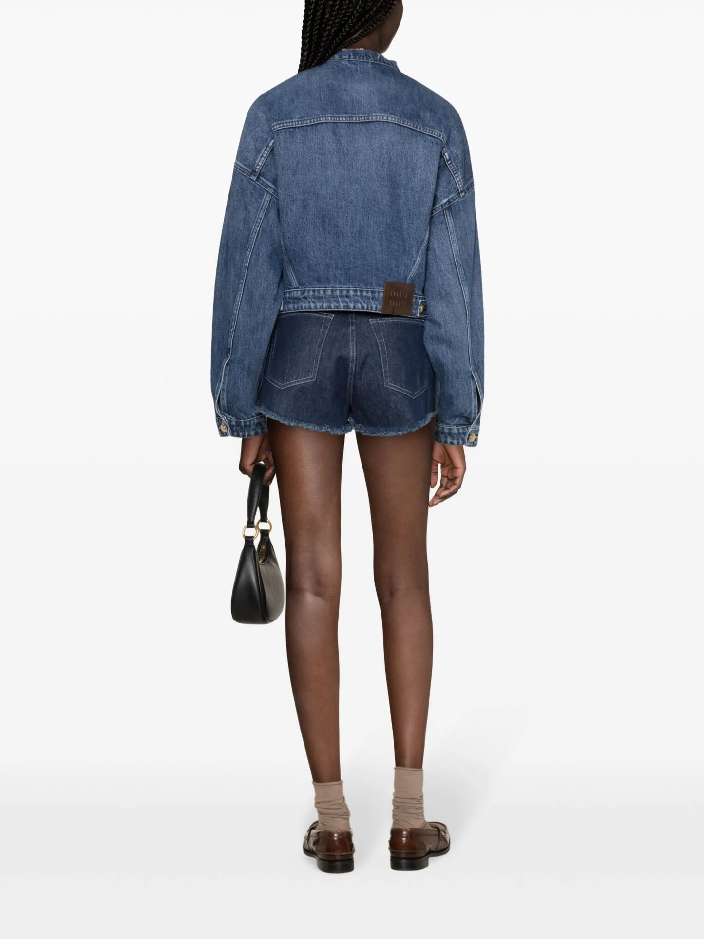 cropped denim jacket