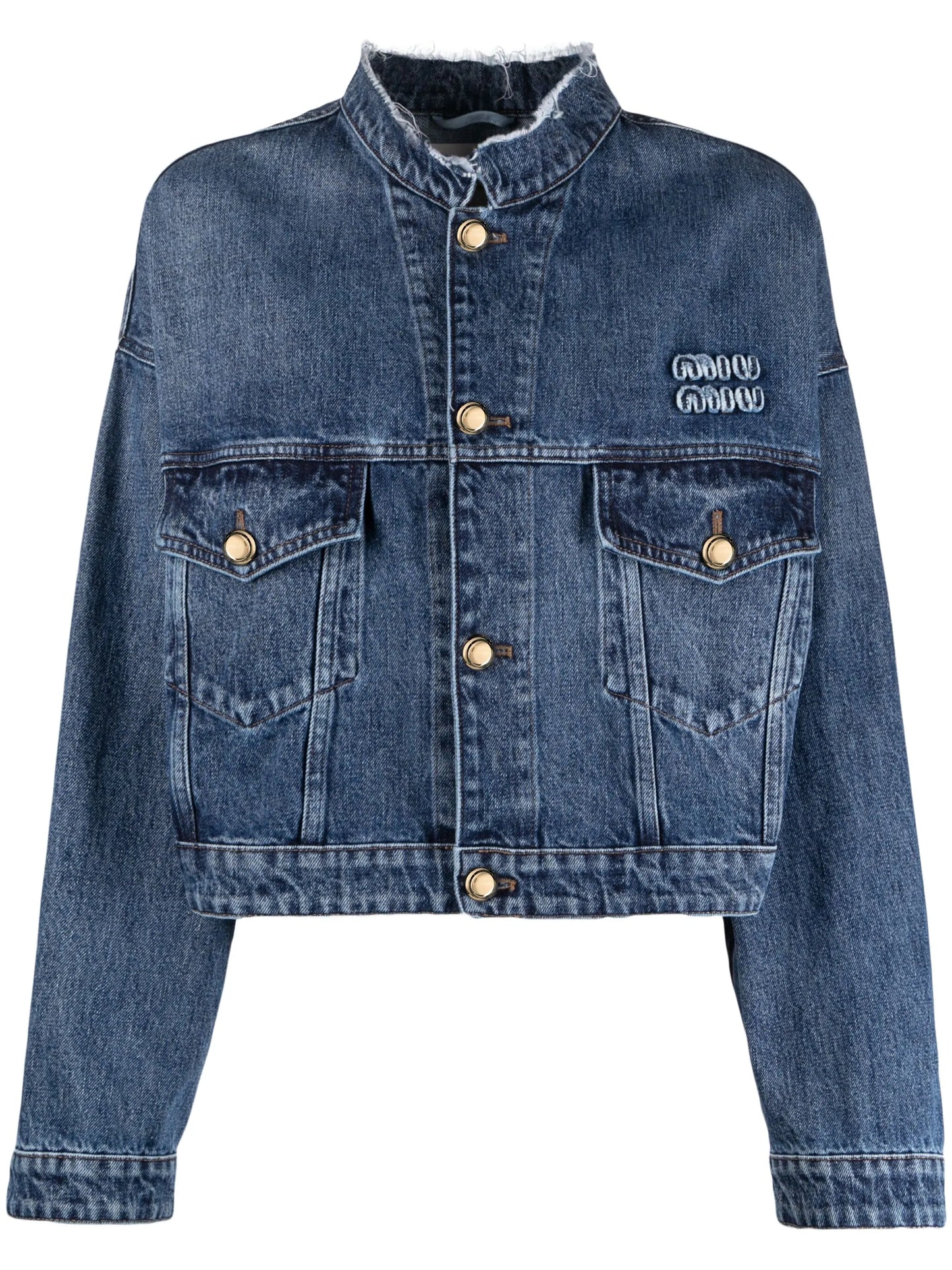 cropped denim jacket