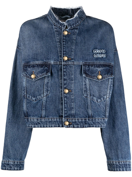 cropped denim jacket