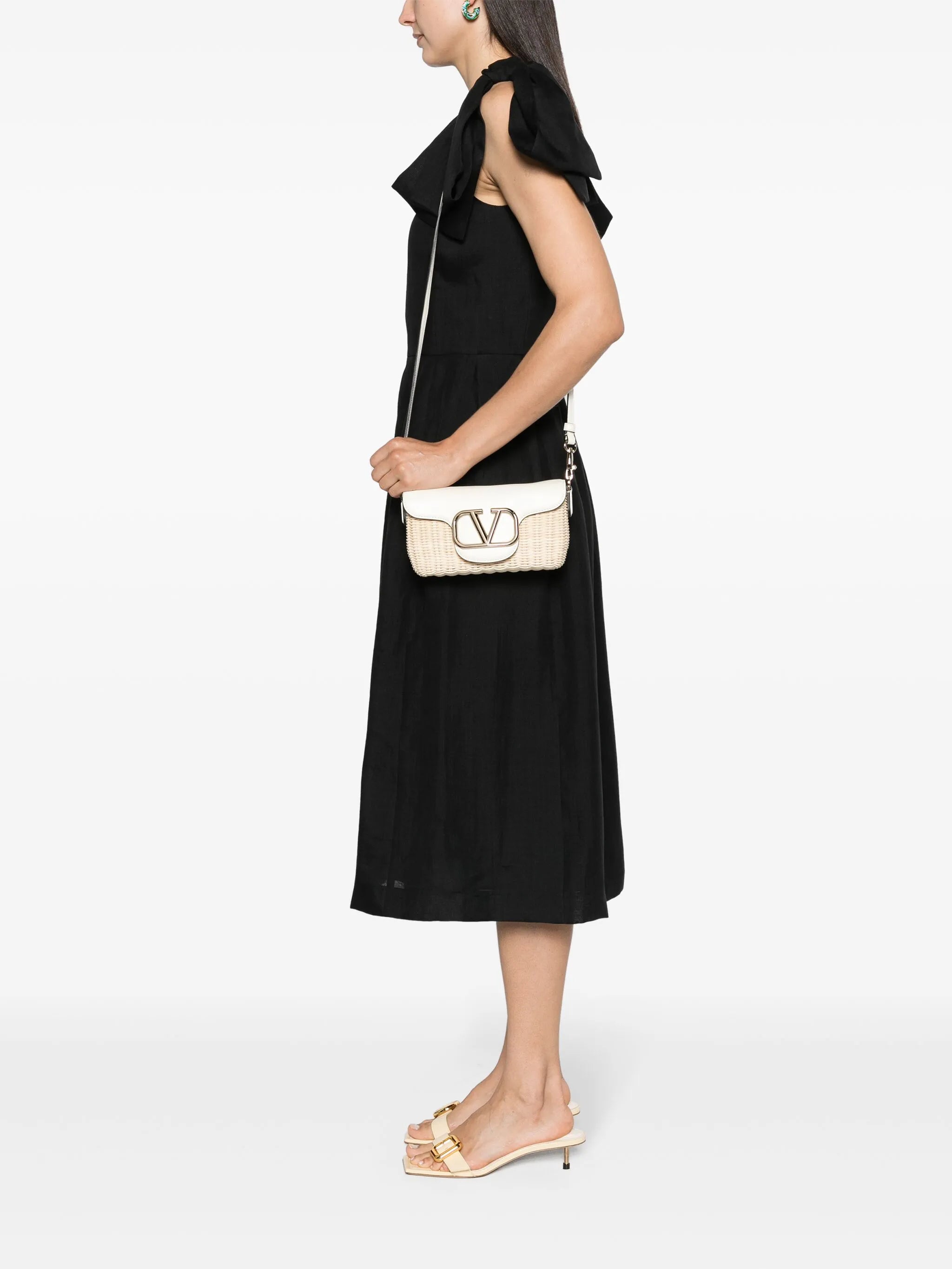 Locò raffia crossbody bag