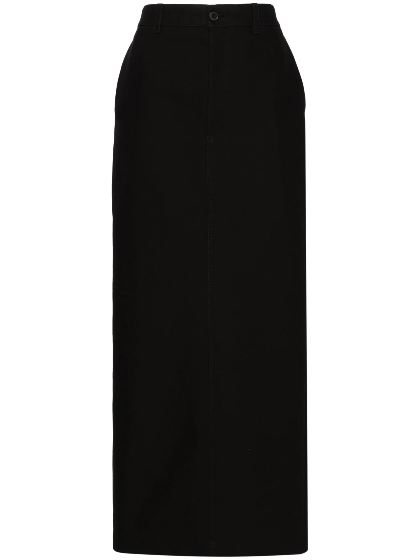 Drill column maxi skirt