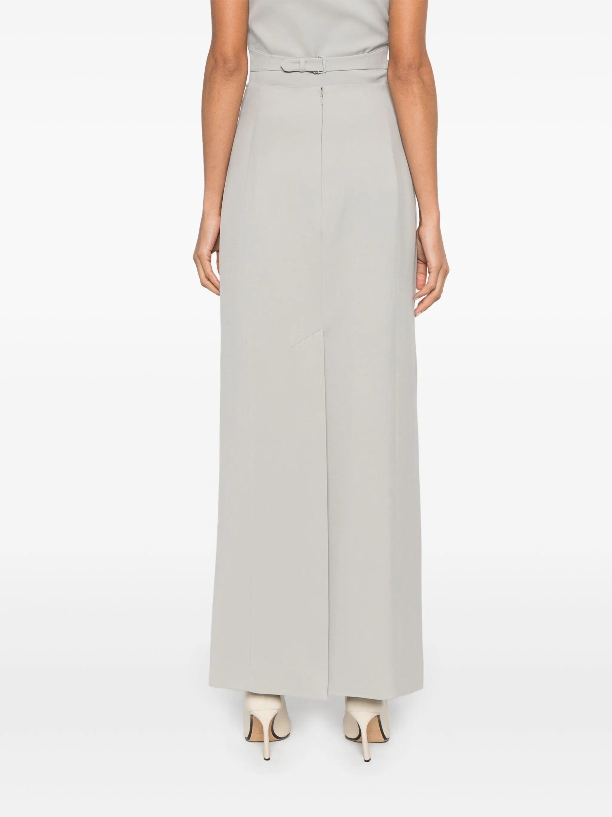 column maxi skirt