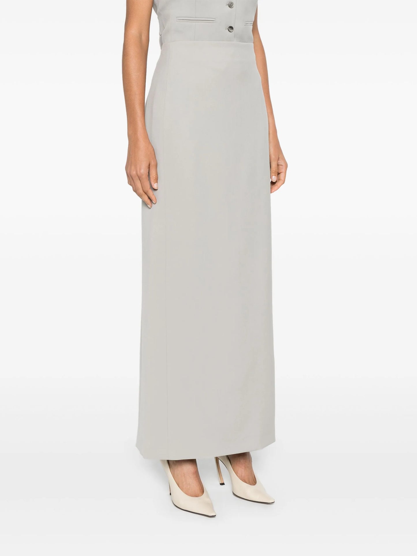 column maxi skirt