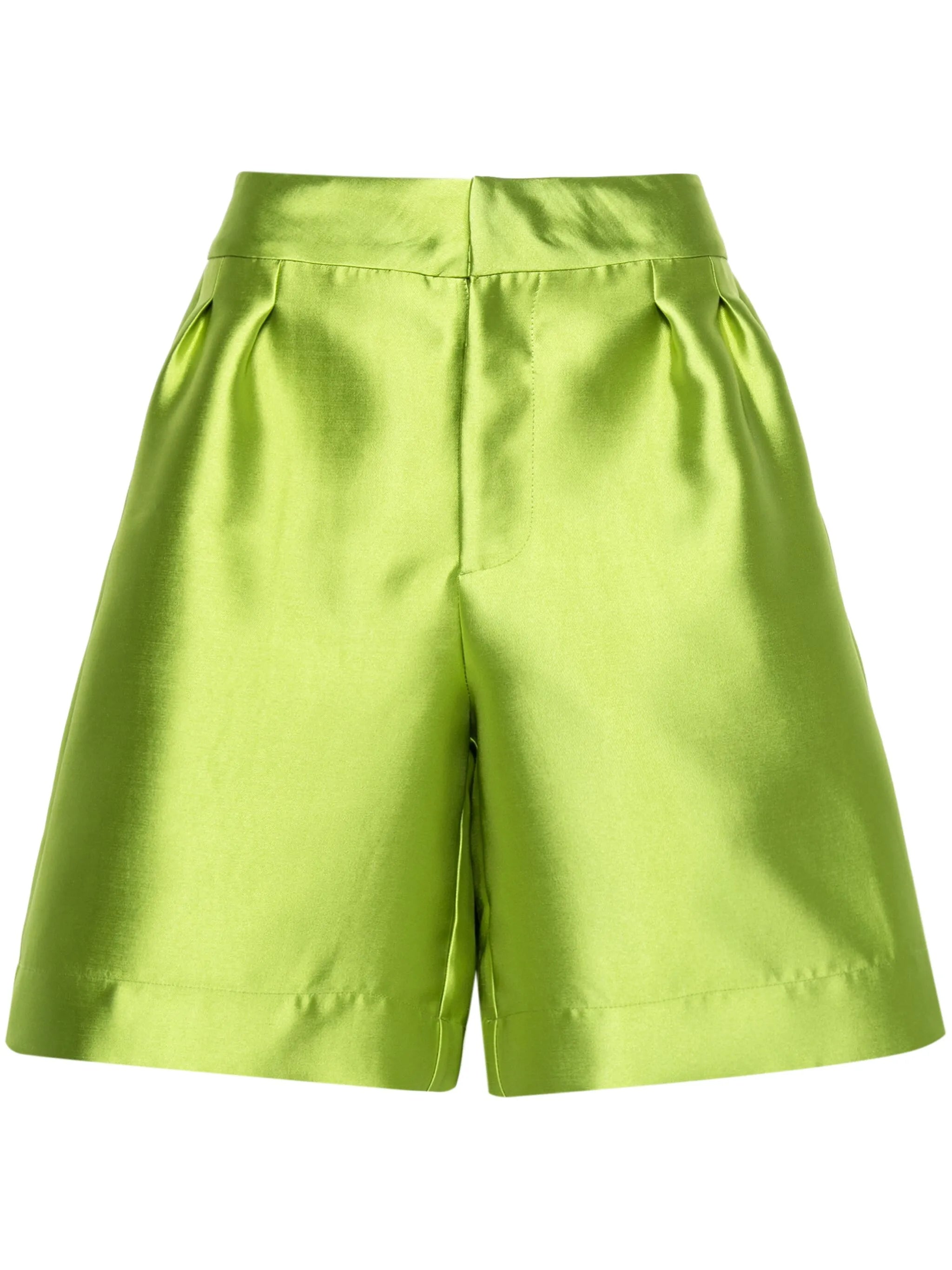 Skater tailored taffeta shorts