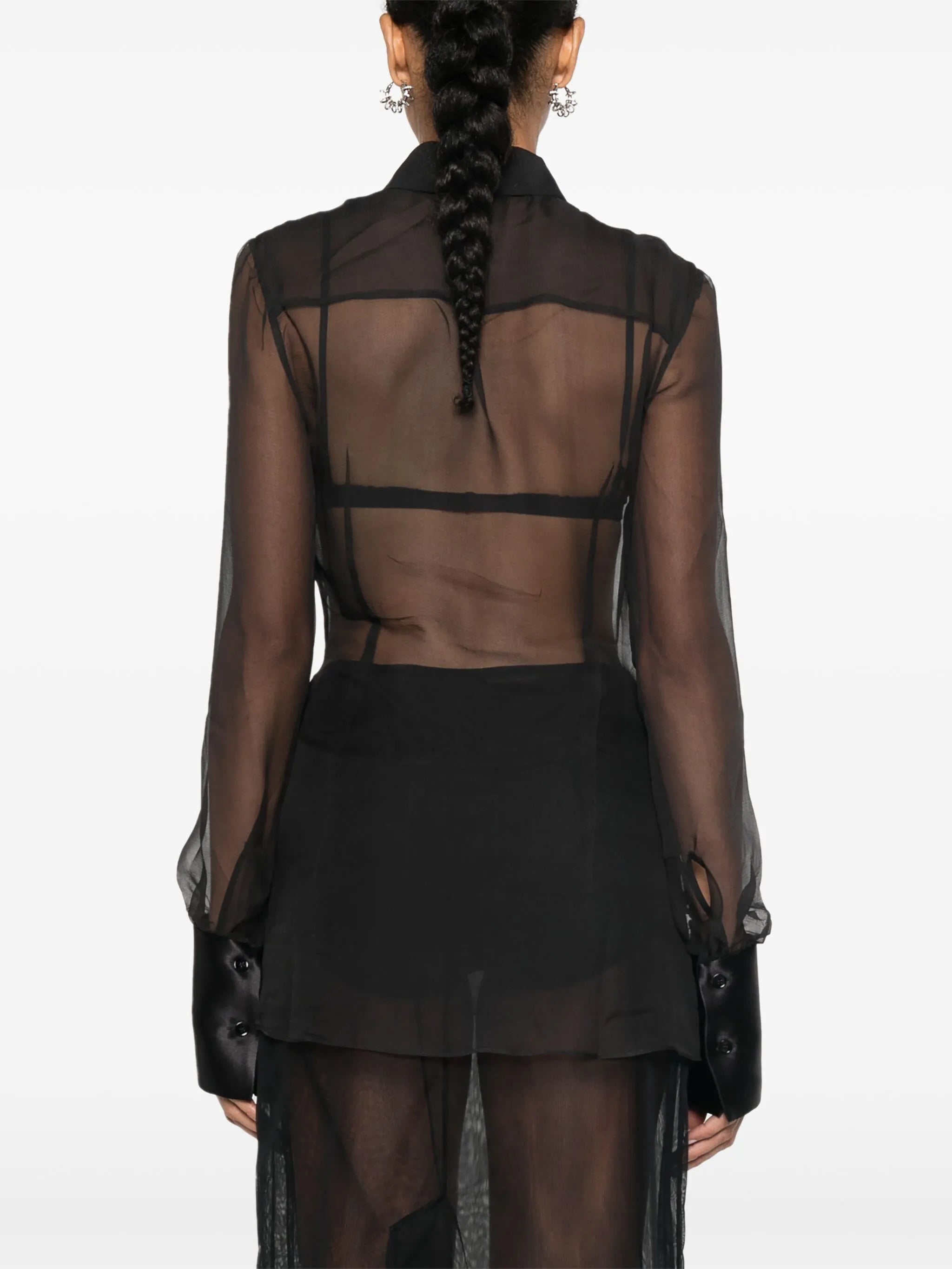 muslin silk shirt