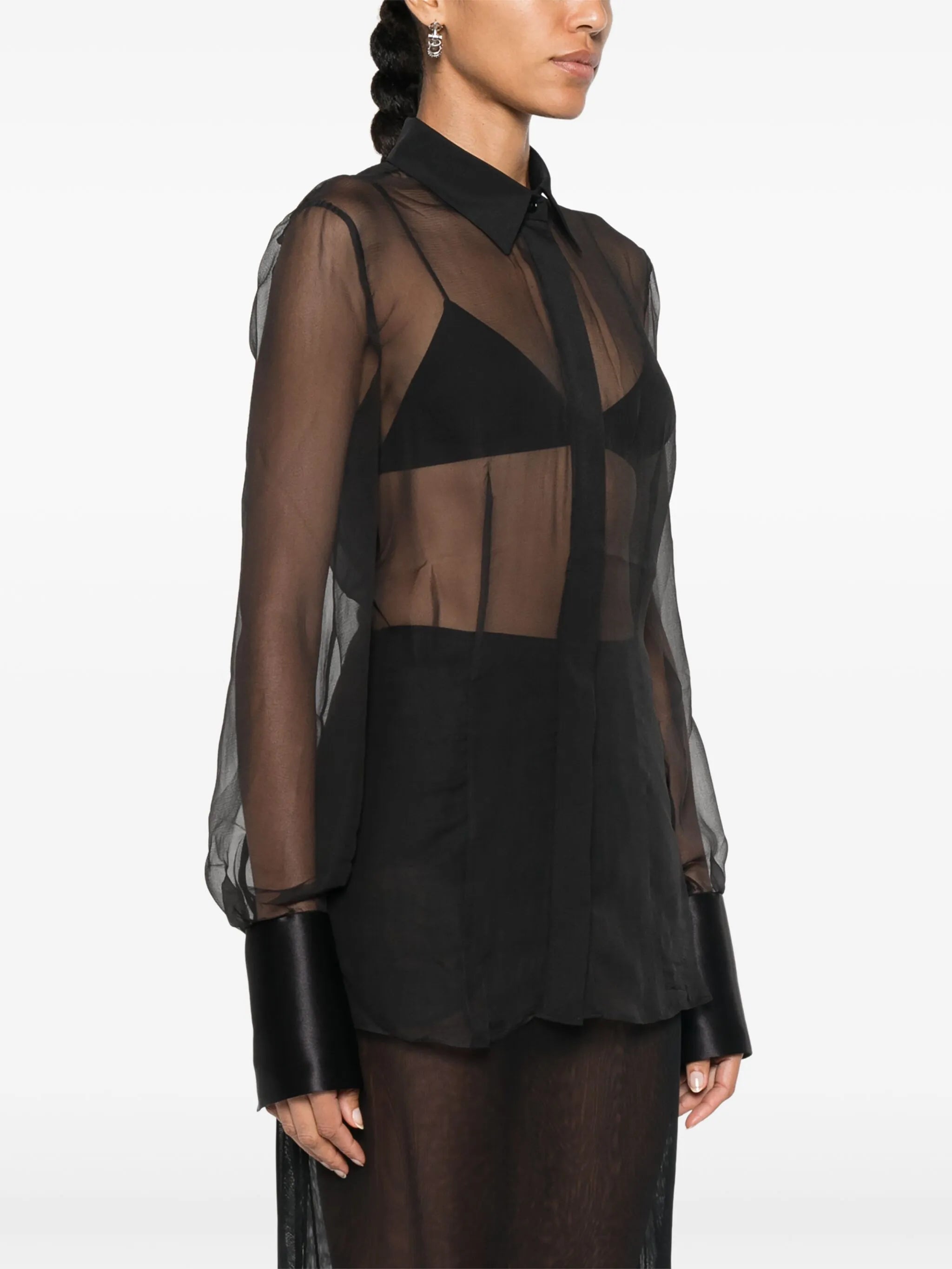 muslin silk shirt