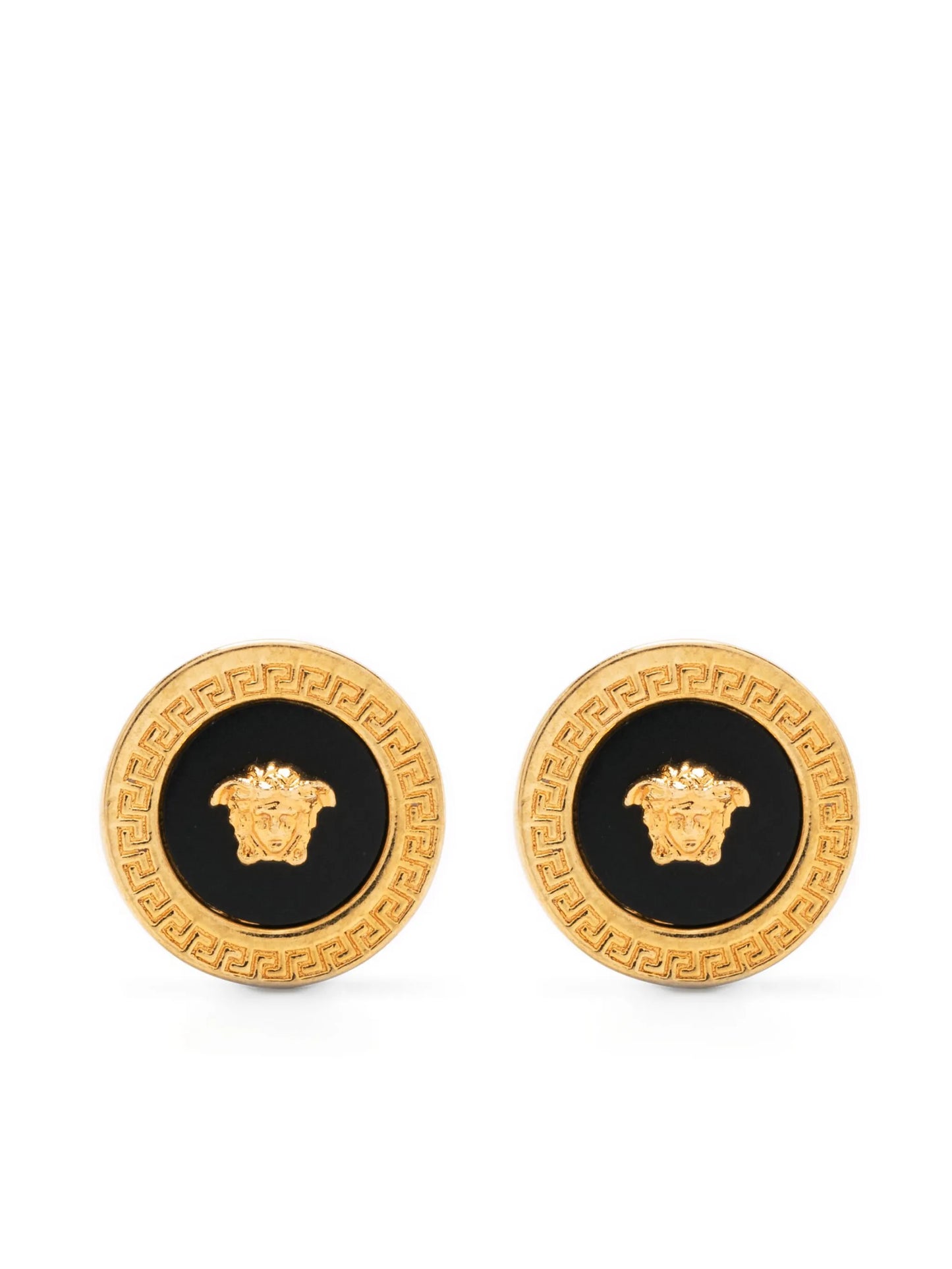 Medusa Head enamel stud earrings