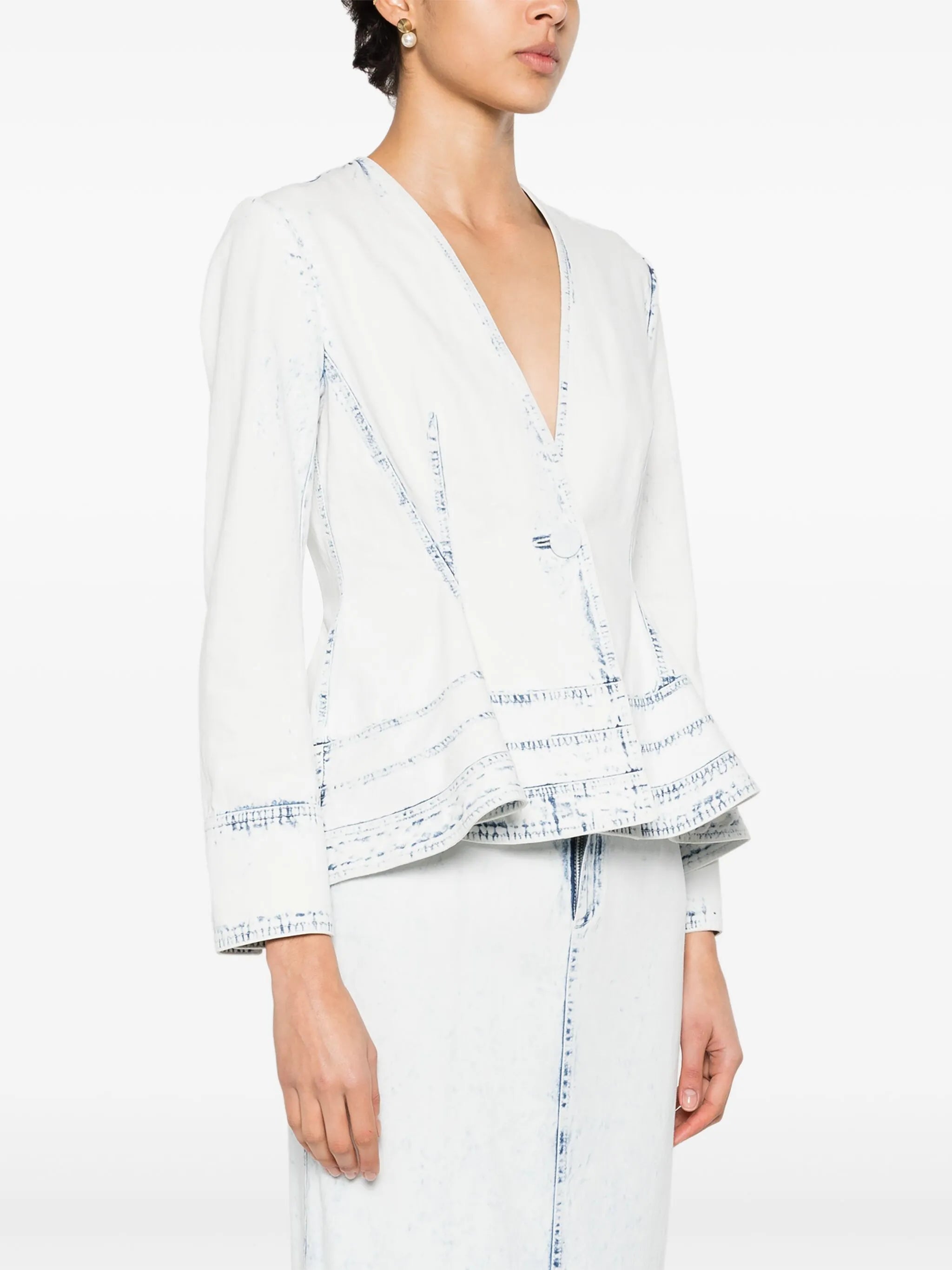Igone single-breasted denim jacket