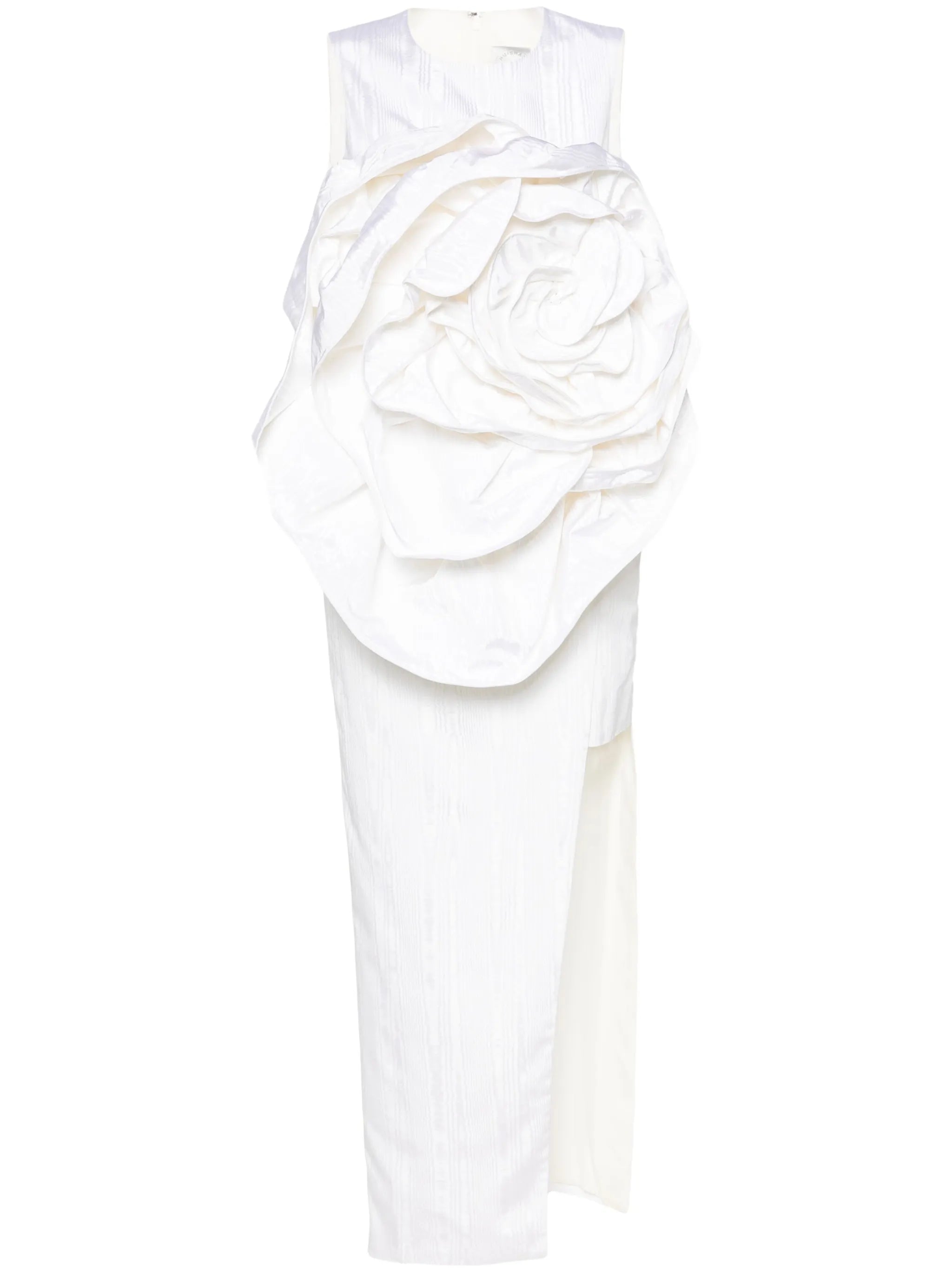 Aphrodite floral-appliqué midi dress