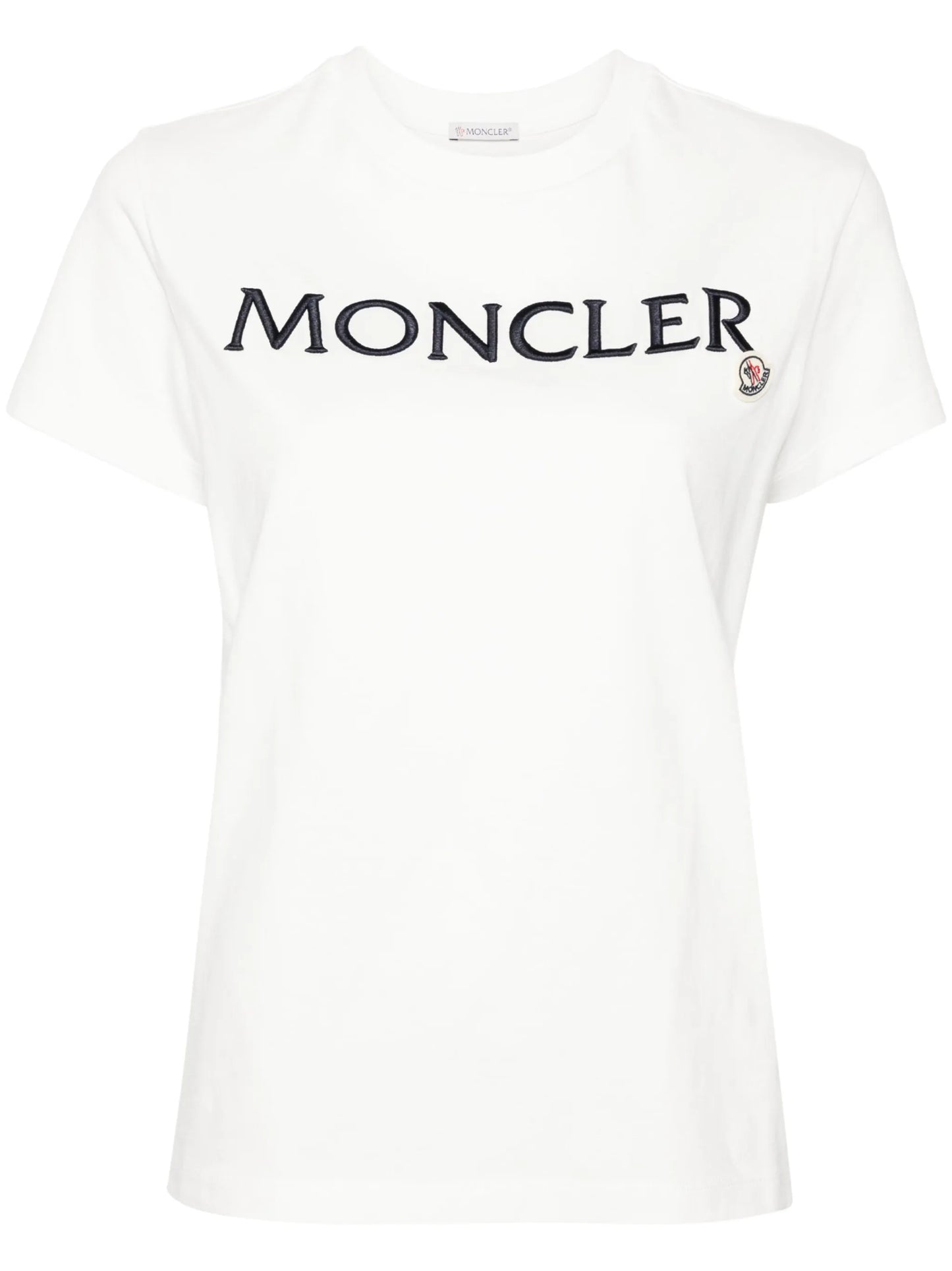 logo-embroidered cotton T-shirt