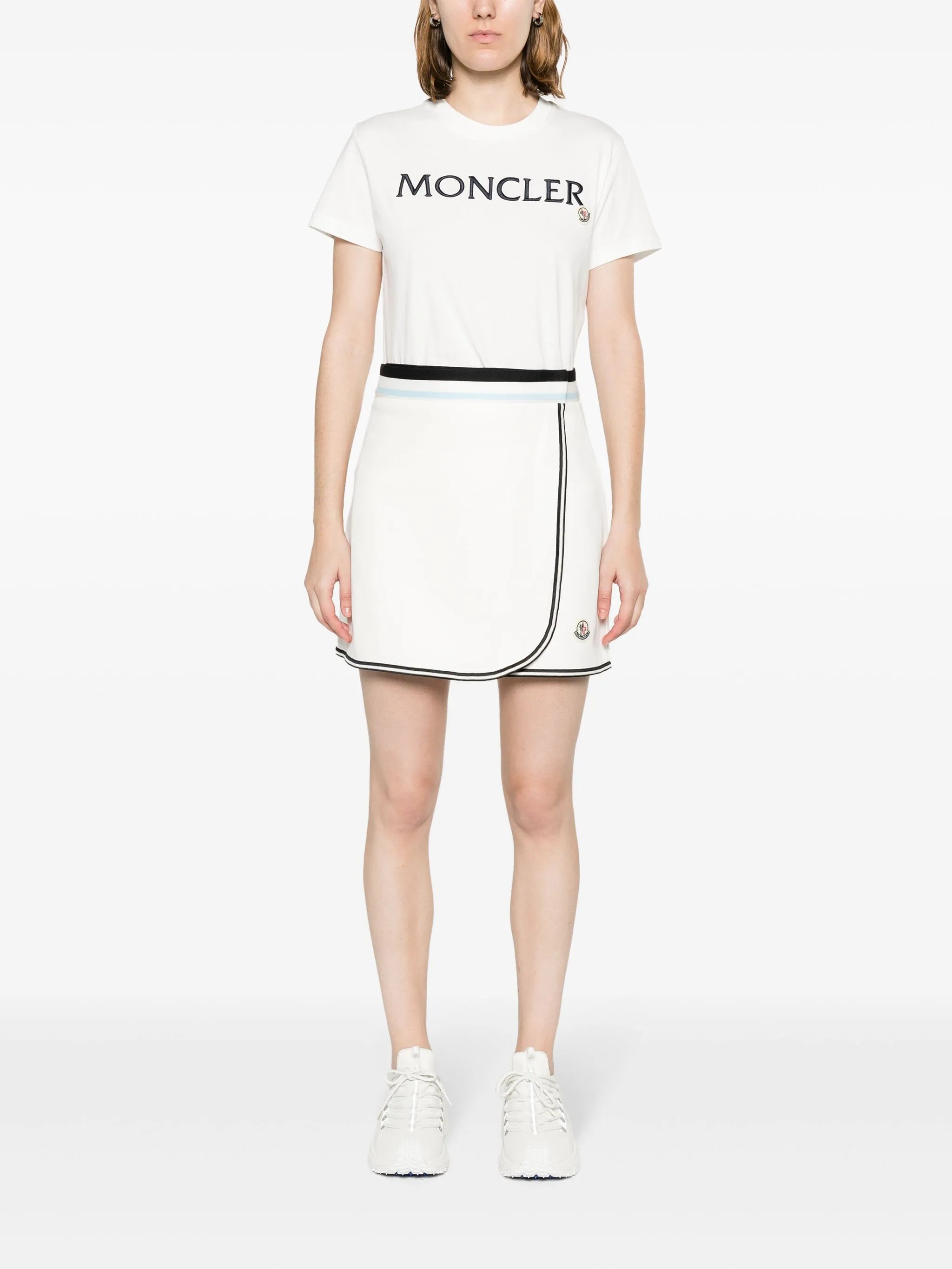 logo-embroidered cotton T-shirt