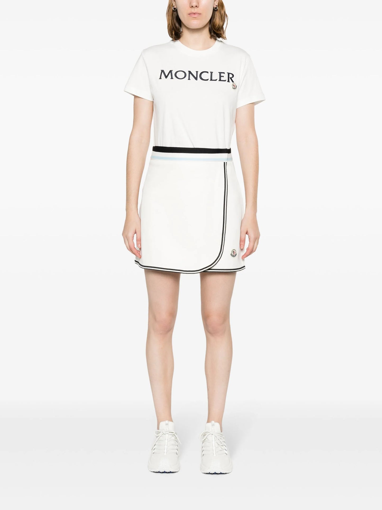 logo-embroidered cotton T-shirt