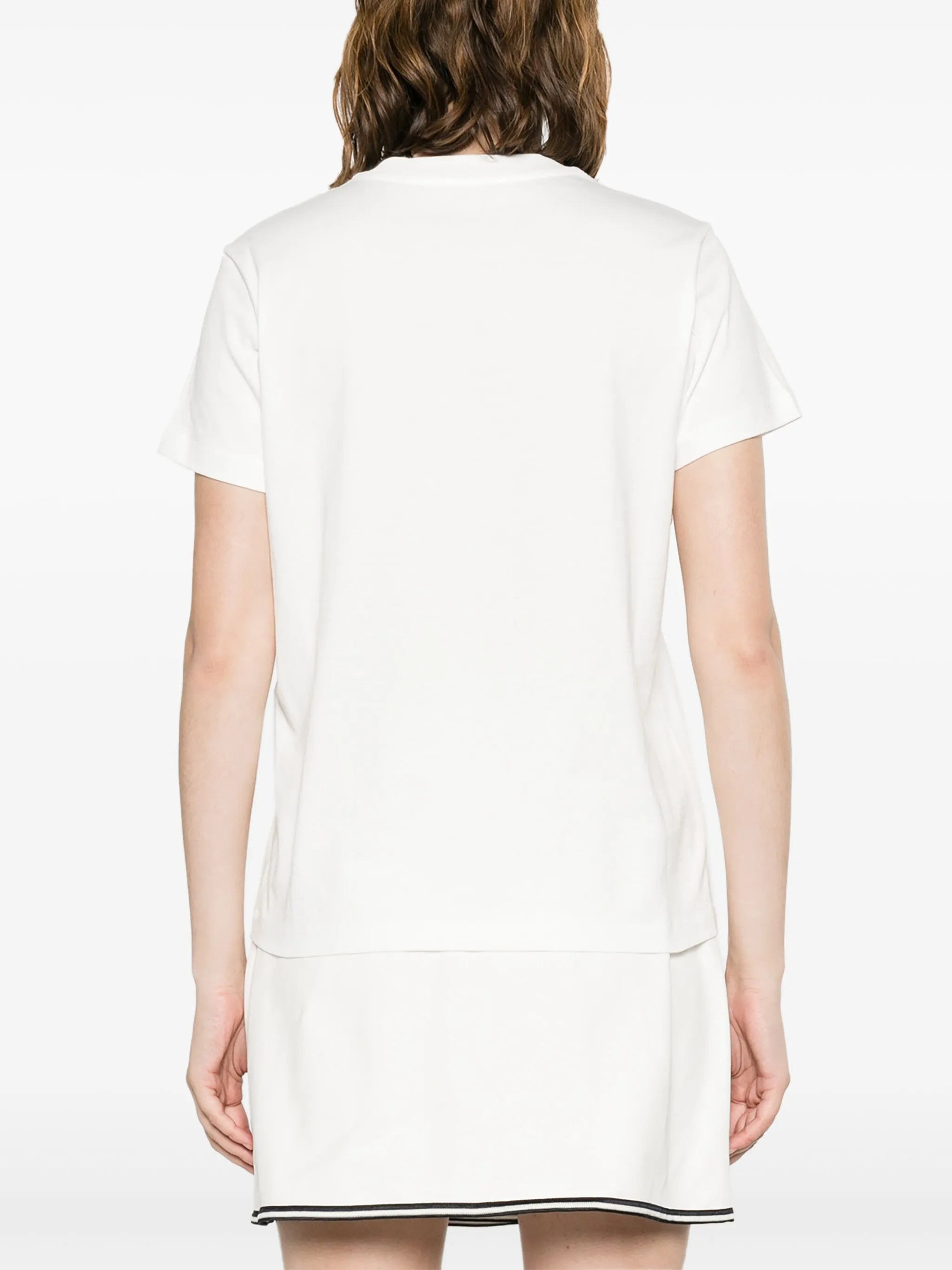 logo-embroidered cotton T-shirt