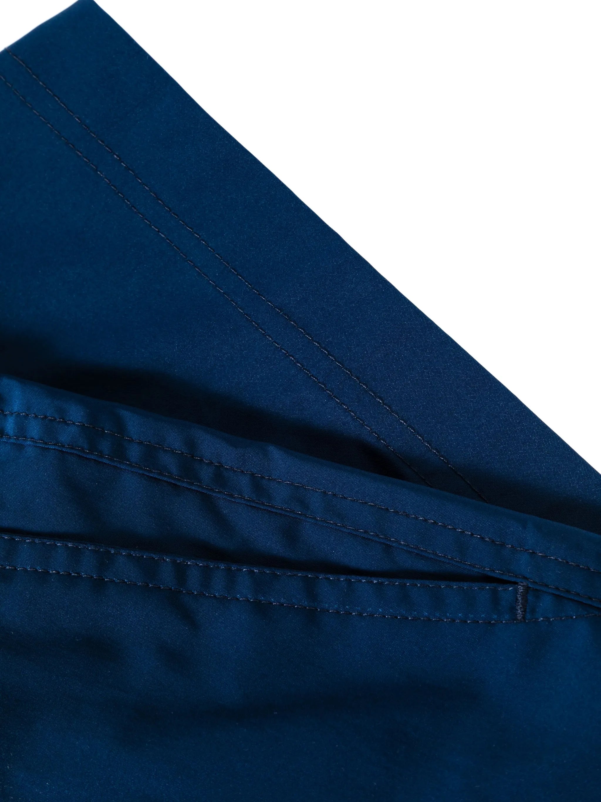logo-buckle compact-poplin swim shorts