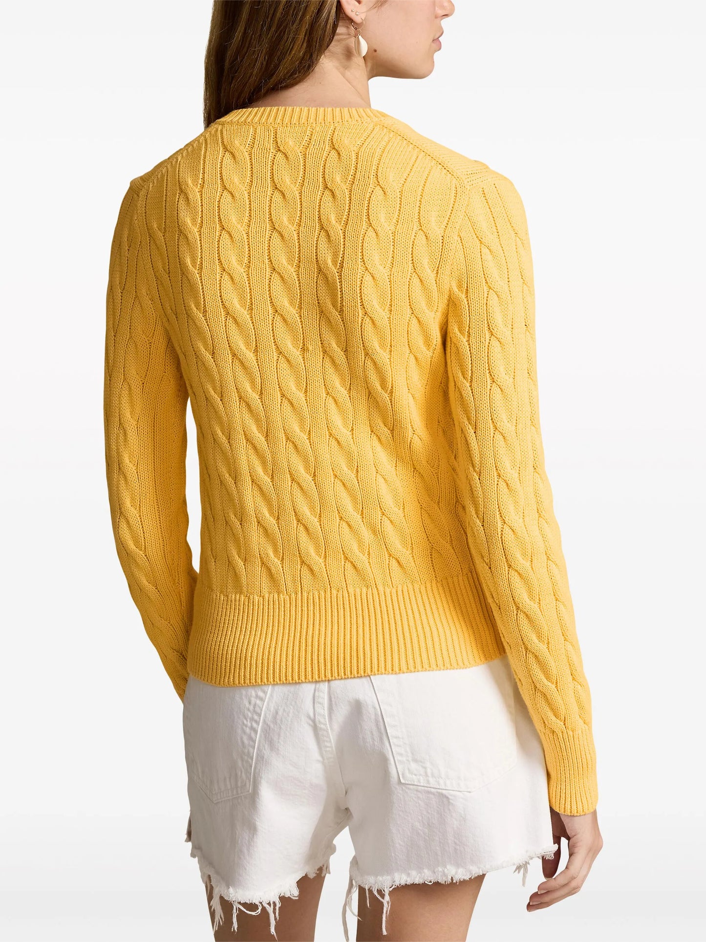 cable-knit cardigan