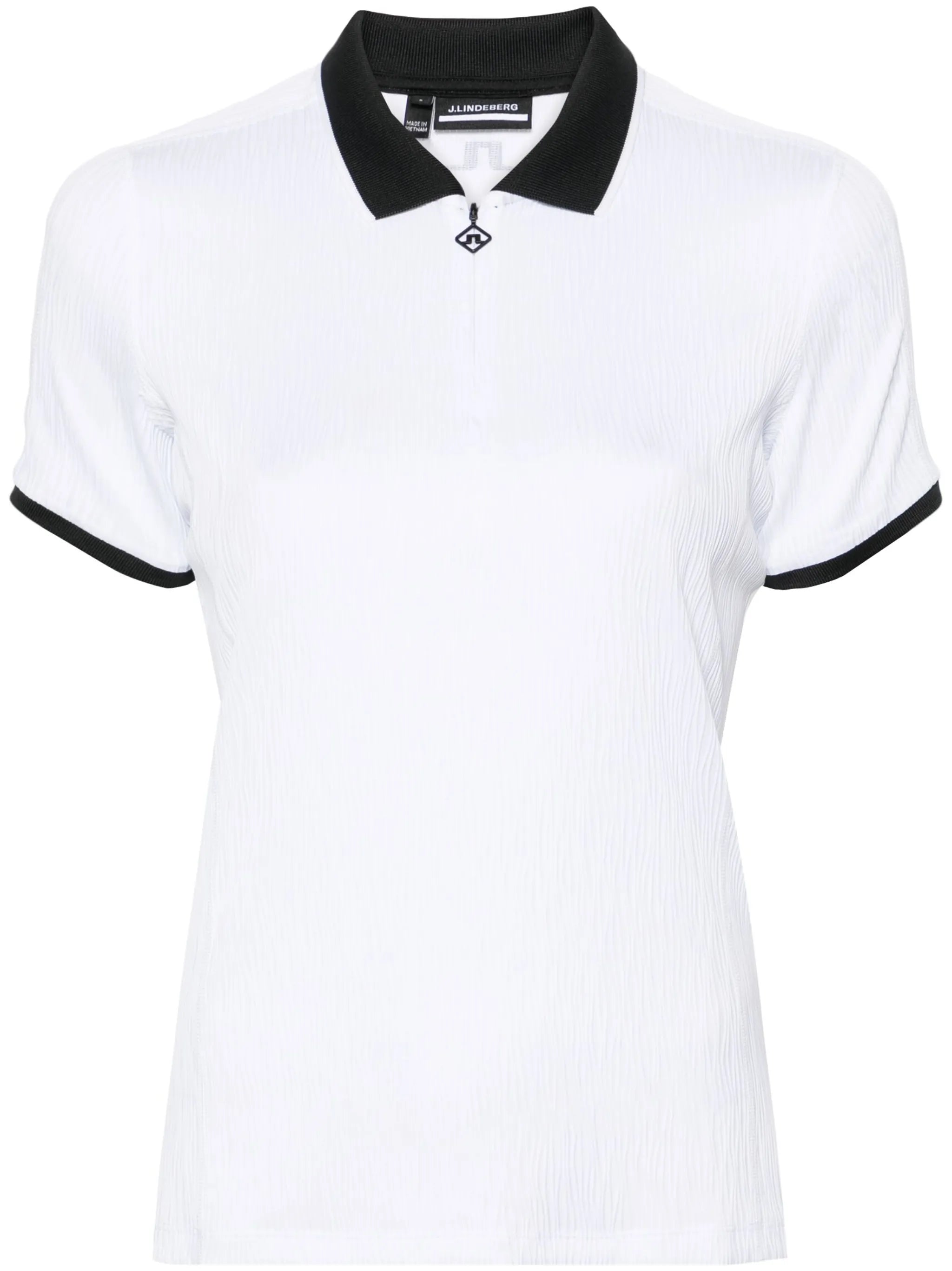 Izara ribbed polo shirt