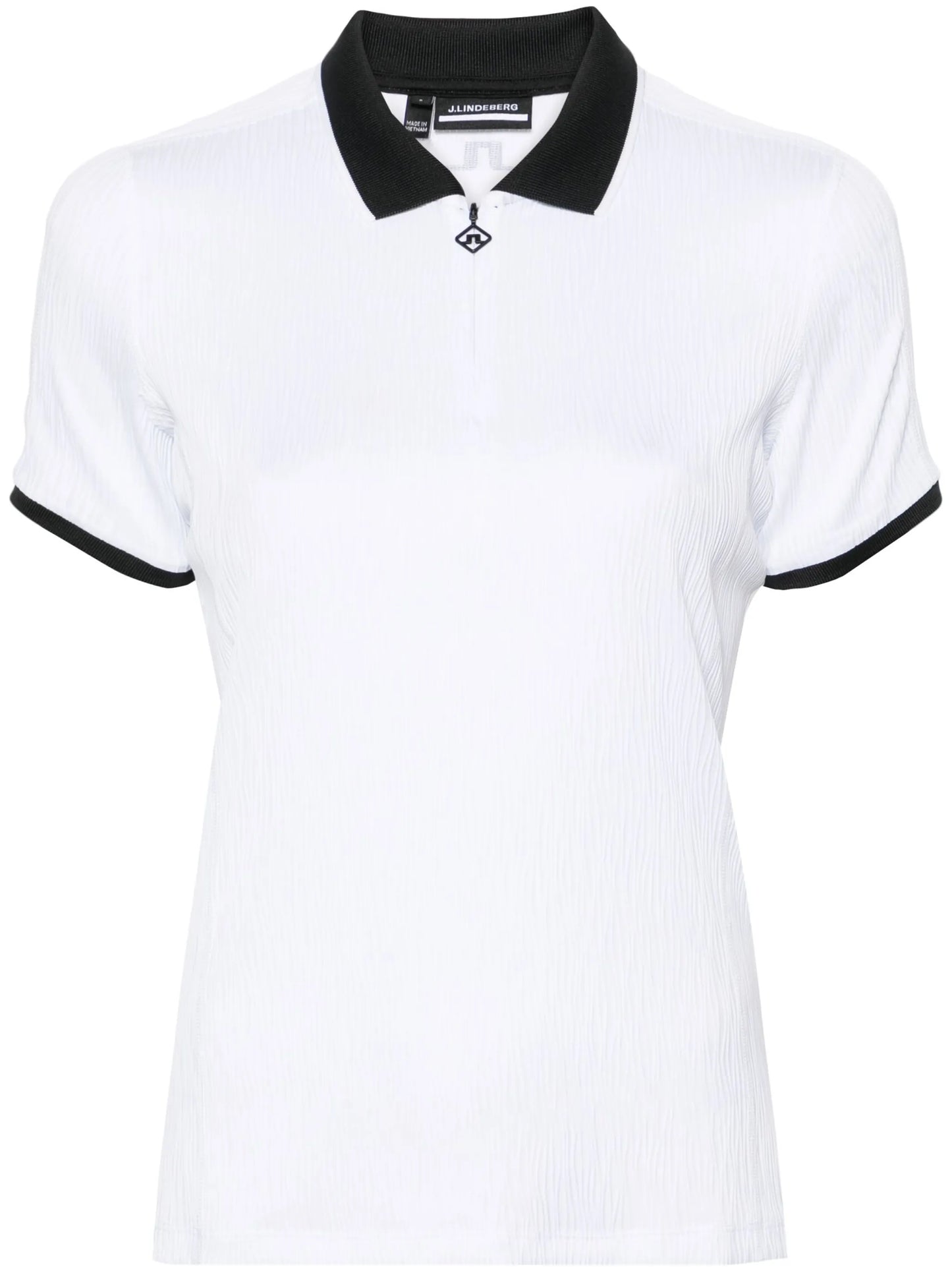 Izara ribbed polo shirt