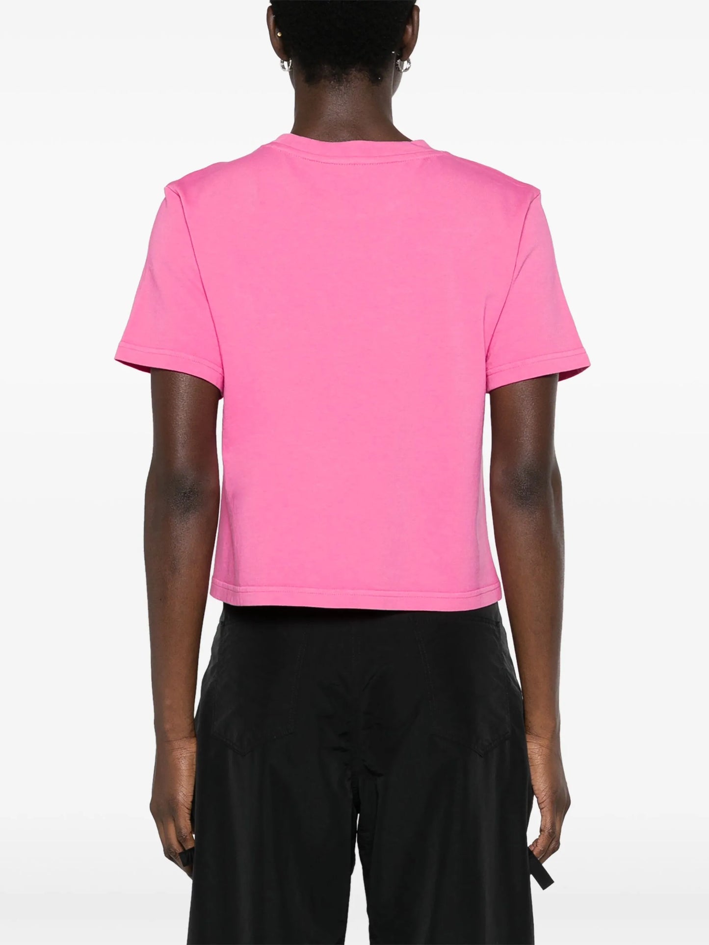 logo-embroidered cotton T-shirt