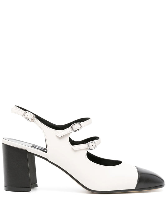 Peche 60mm leather pumps